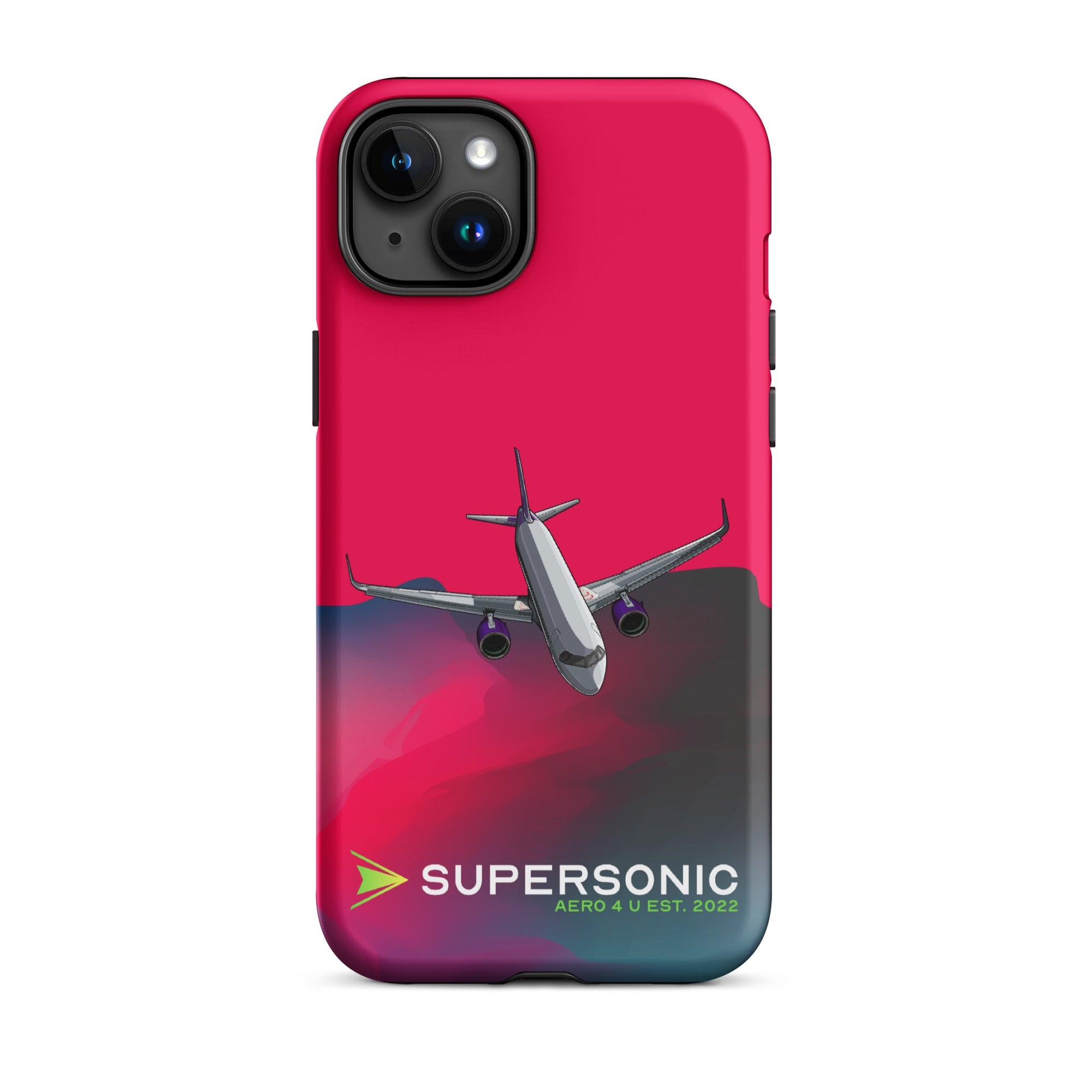 Aviation FIRST CLASS iPhone Hülle - Airbus A320 neo Edition | Airbuslovers iPhone 15 Plus für Piloten, Crews, Kinder & Planespotter made by SUPERSONIC aero 4U