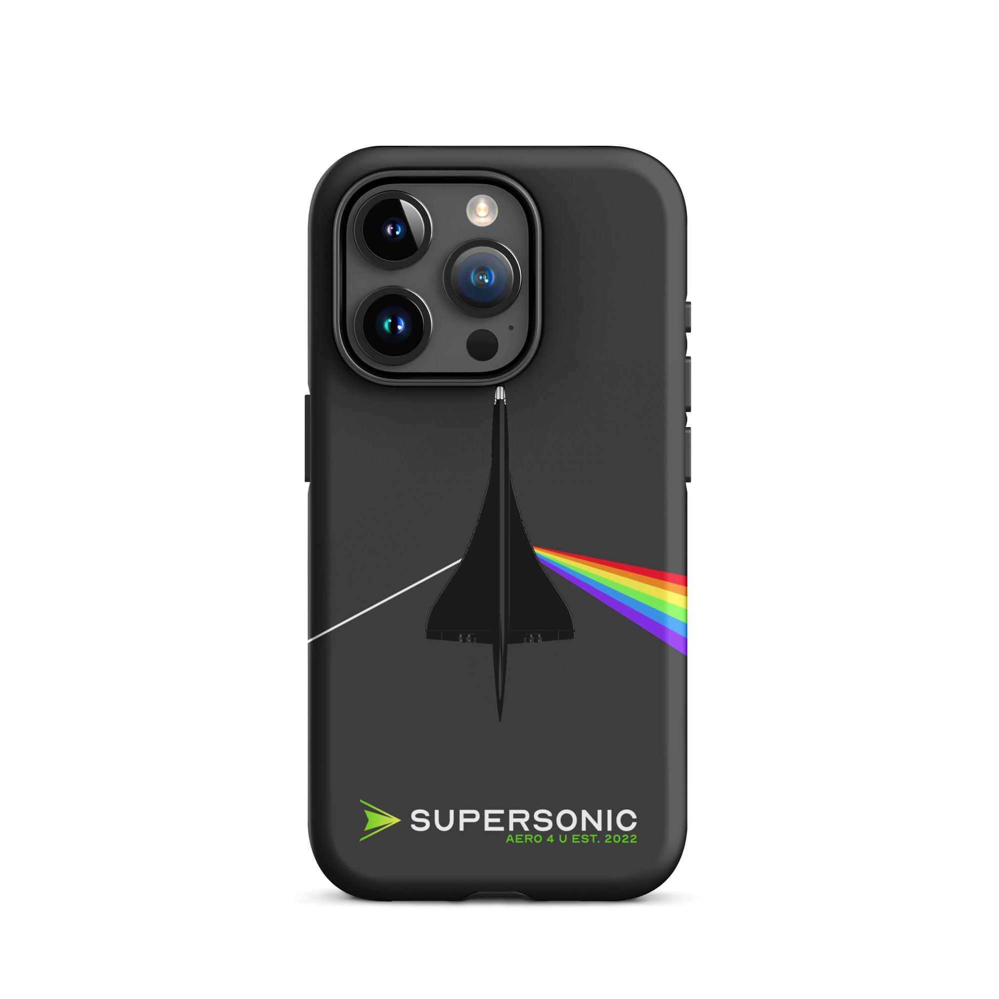 Aviation FIRST CLASS iPhone Hülle - Concorde Dark Side of Supersonic iPhone 15 Pro für Piloten, Crews, Kinder & Planespotter made by SUPERSONIC aero 4U