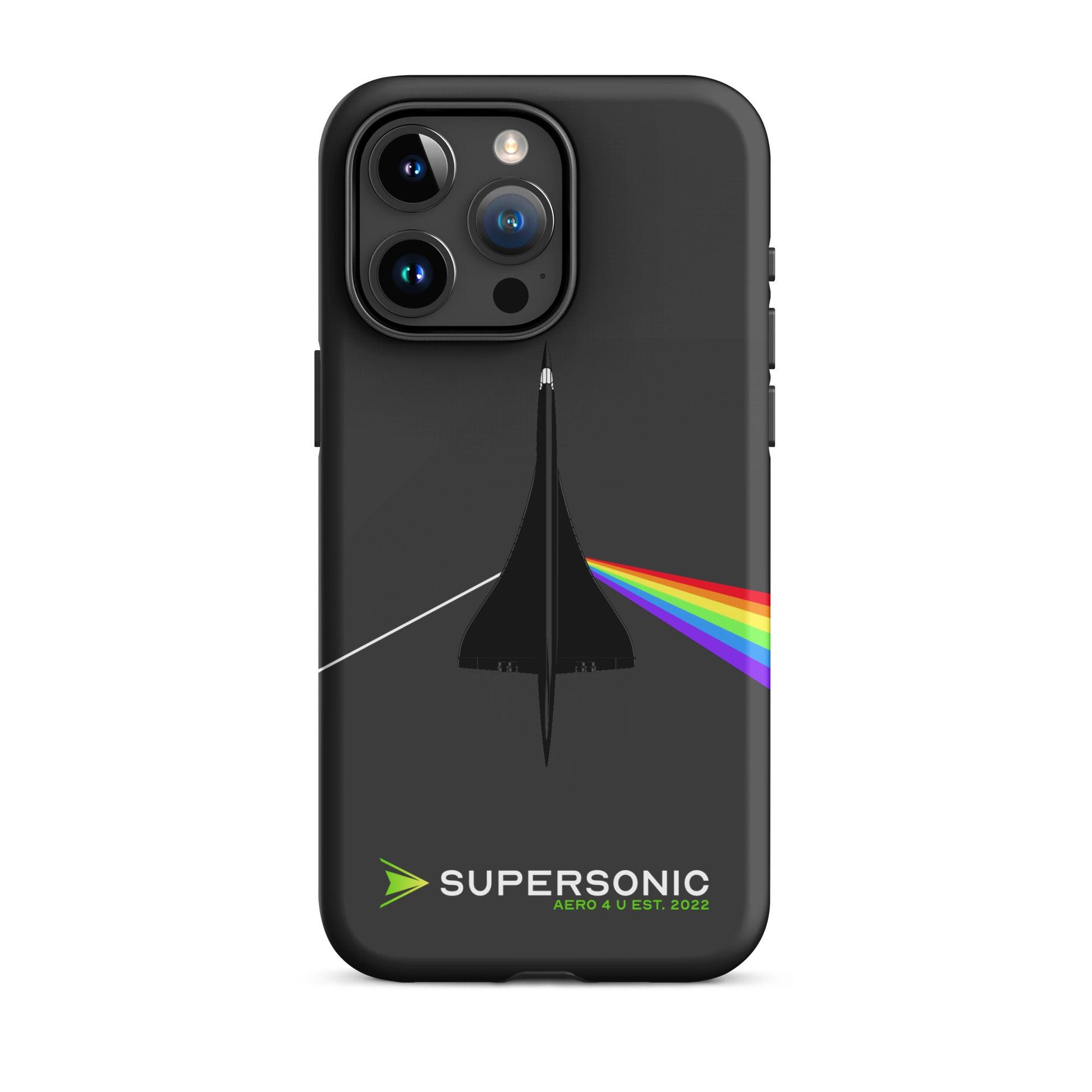 Aviation FIRST CLASS iPhone Hülle - Concorde Dark Side of Supersonic iPhone 15 Pro Max für Piloten, Crews, Kinder & Planespotter made by SUPERSONIC aero 4U