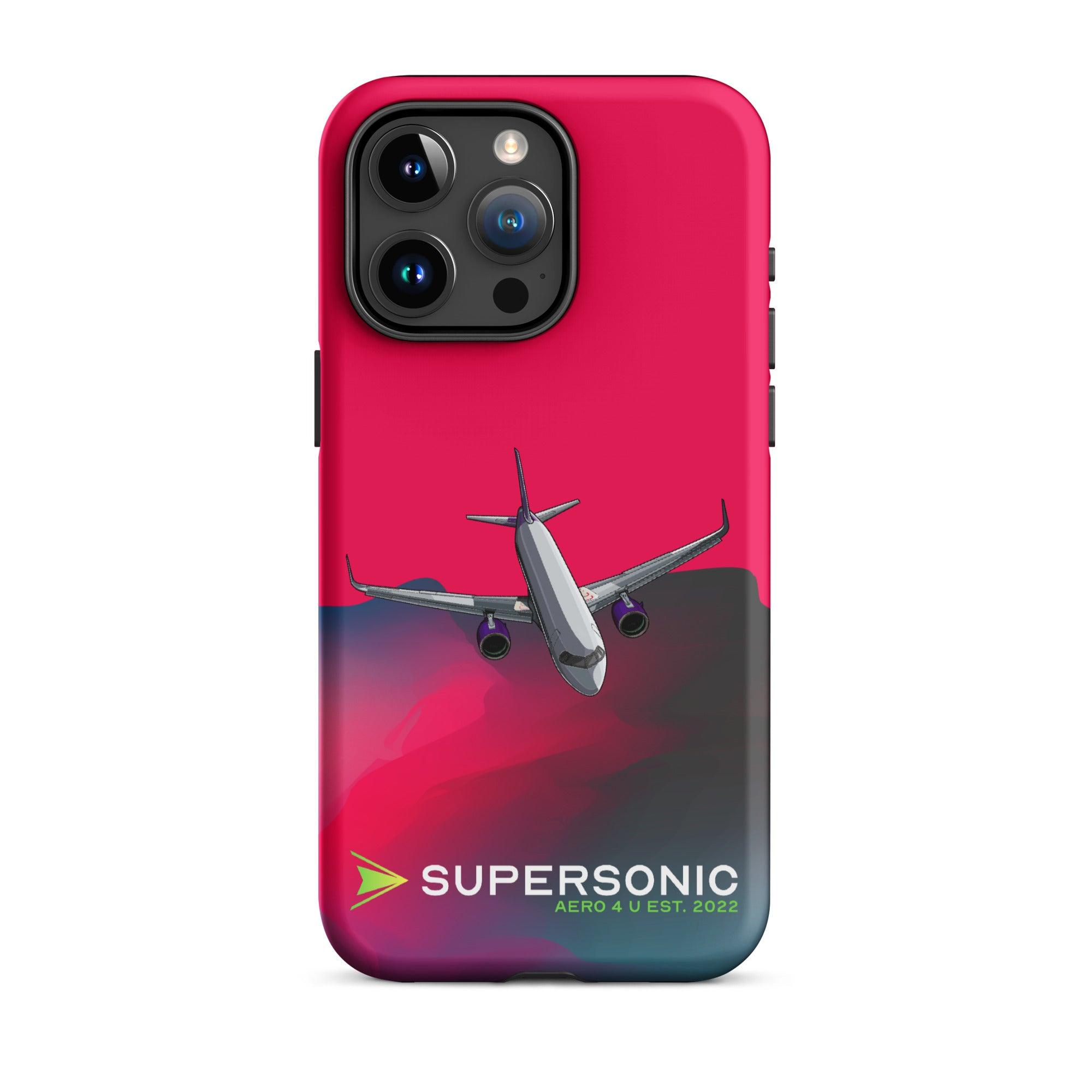 Aviation FIRST CLASS iPhone Hülle - Airbus A320 neo Edition | Airbuslovers iPhone 15 Pro Max für Piloten, Crews, Kinder & Planespotter made by SUPERSONIC aero 4U