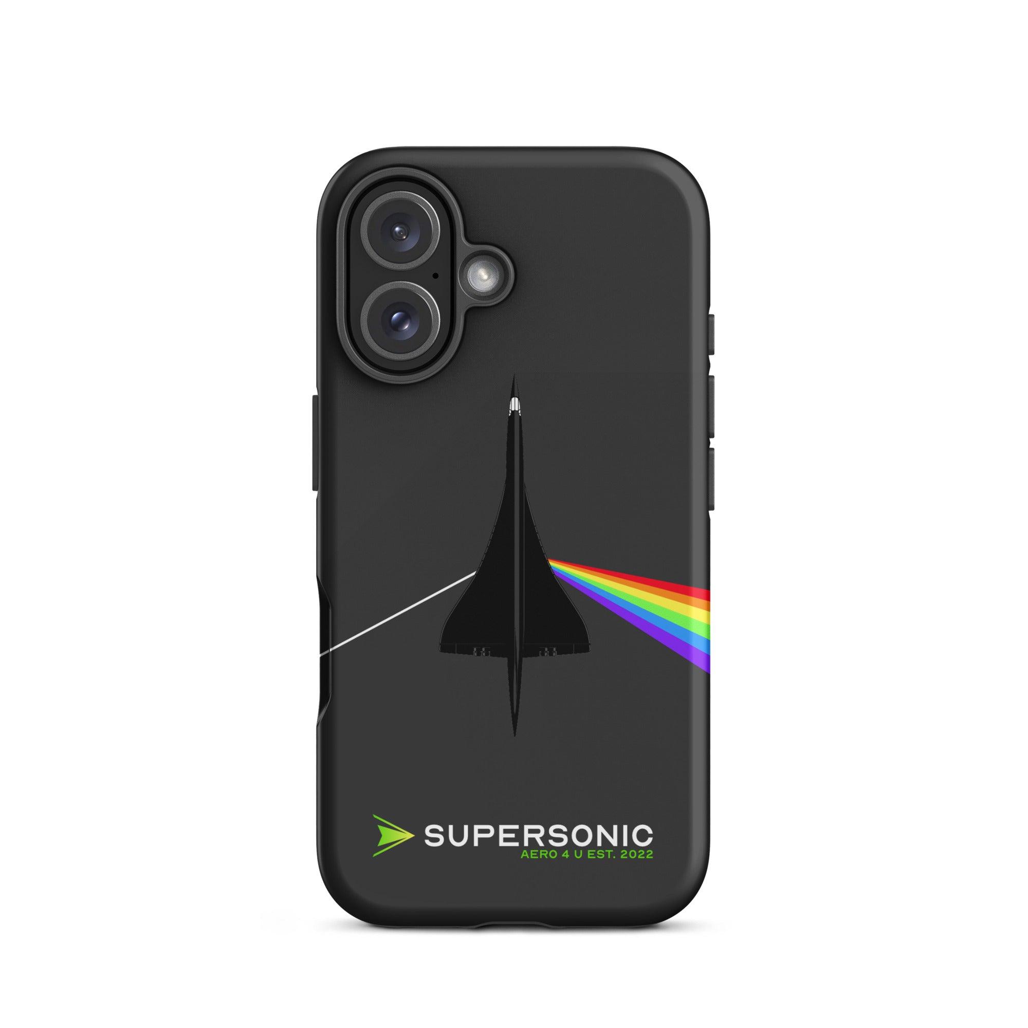 Aviation FIRST CLASS iPhone Hülle - Concorde Dark Side of Supersonic iPhone 16 für Piloten, Crews, Kinder & Planespotter made by SUPERSONIC aero 4U