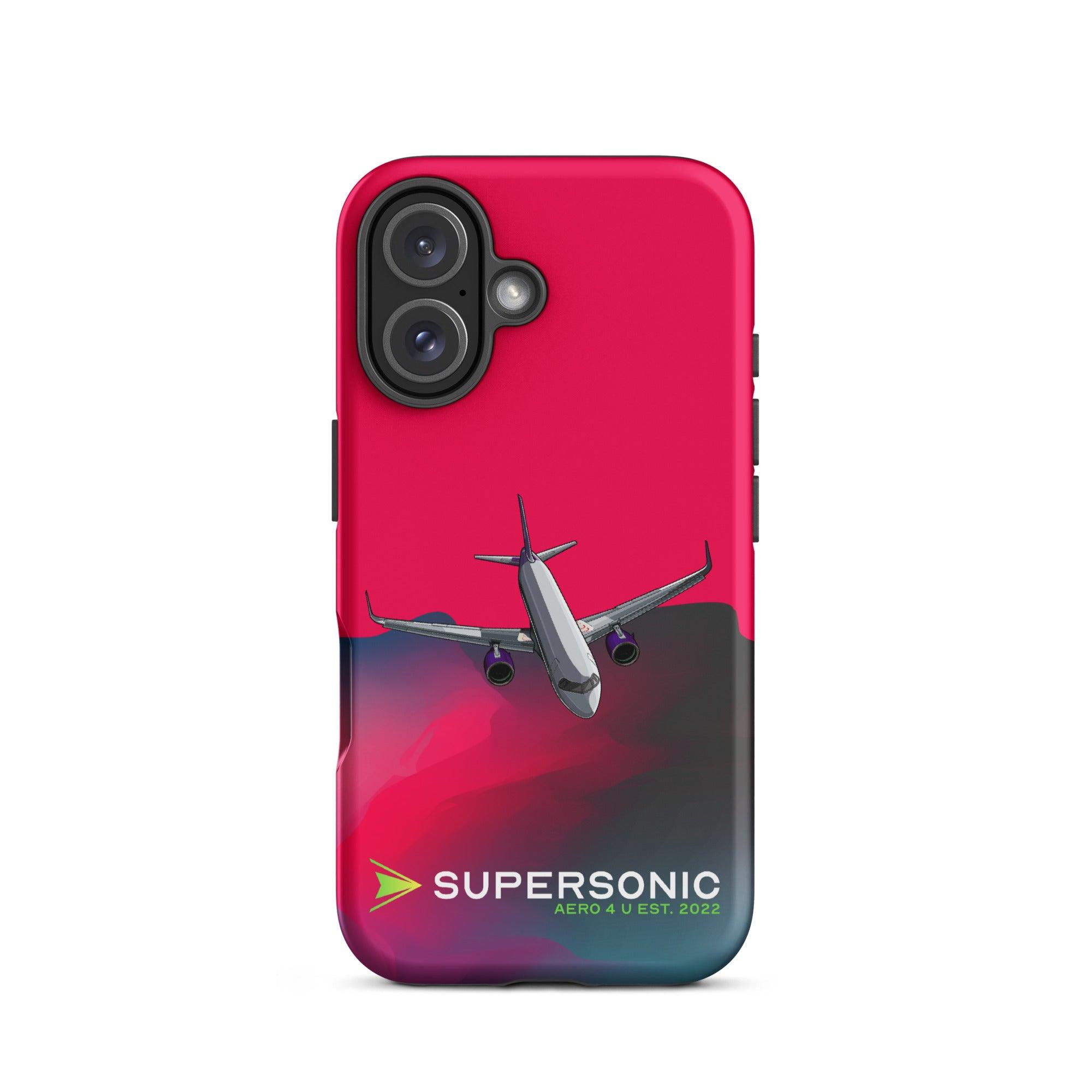 Aviation FIRST CLASS iPhone Hülle - Airbus A320 neo Edition | Airbuslovers iPhone 16 für Piloten, Crews, Kinder & Planespotter made by SUPERSONIC aero 4U