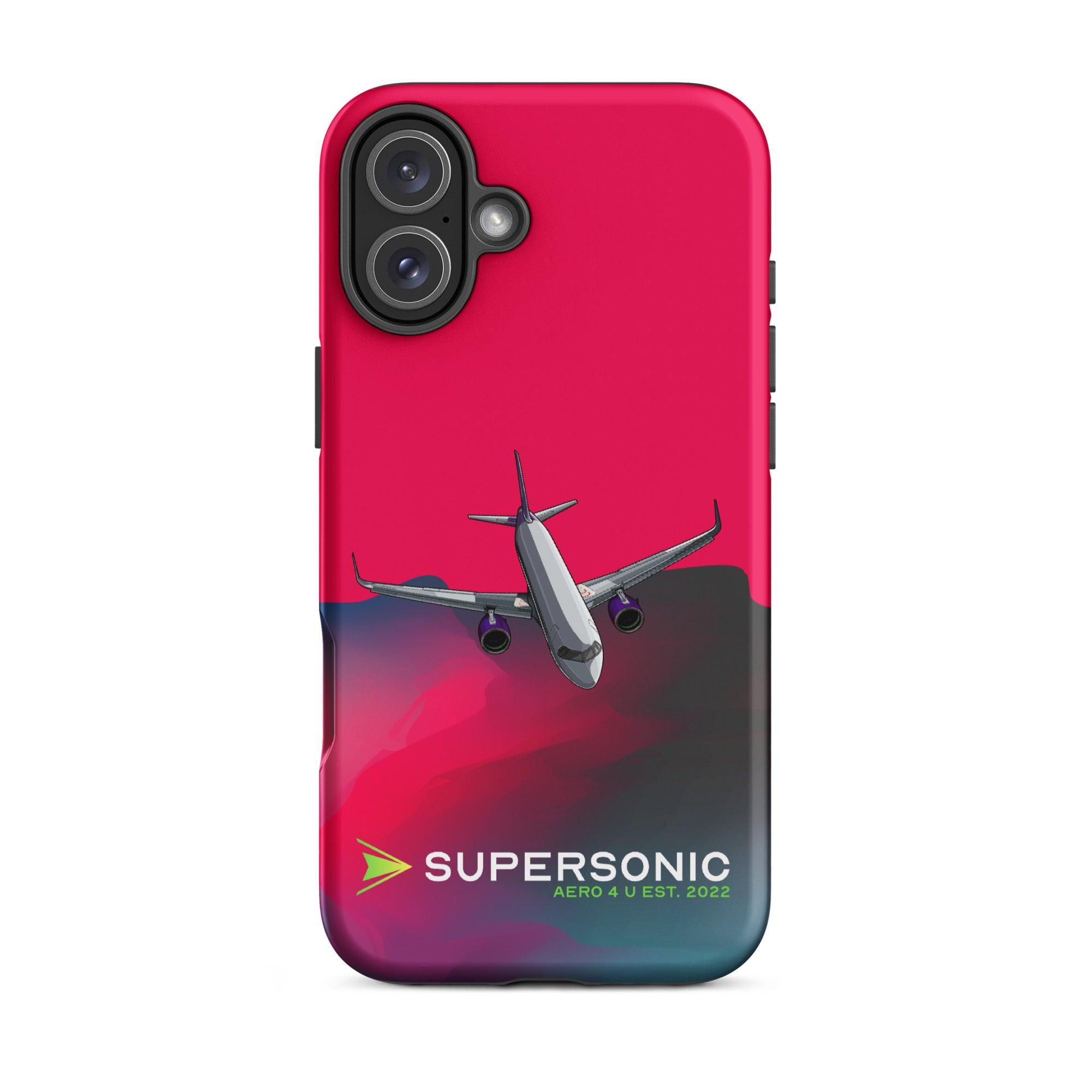 Aviation FIRST CLASS iPhone Hülle - Airbus A320 neo Edition | Airbuslovers iPhone 16 Plus für Piloten, Crews, Kinder & Planespotter made by SUPERSONIC aero 4U
