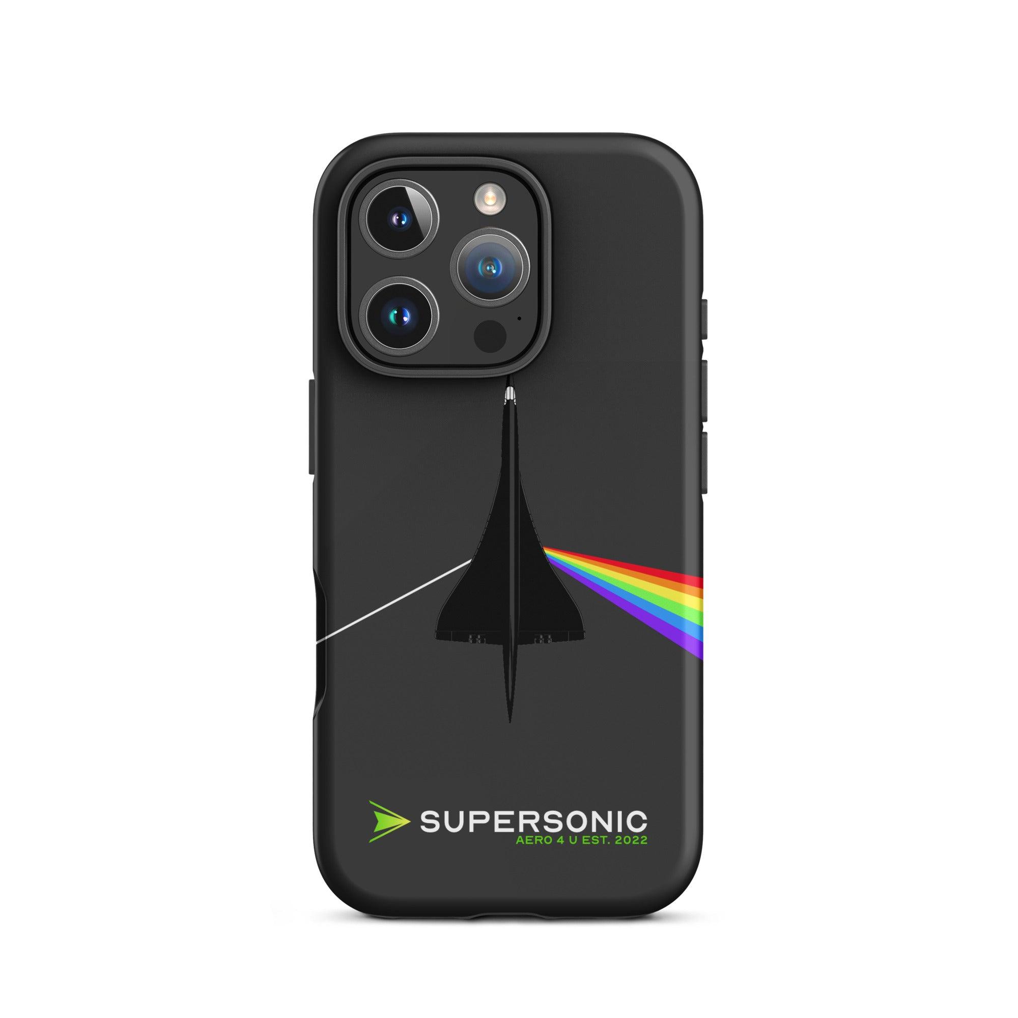 Aviation FIRST CLASS iPhone Hülle - Concorde Dark Side of Supersonic iPhone 16 Pro für Piloten, Crews, Kinder & Planespotter made by SUPERSONIC aero 4U