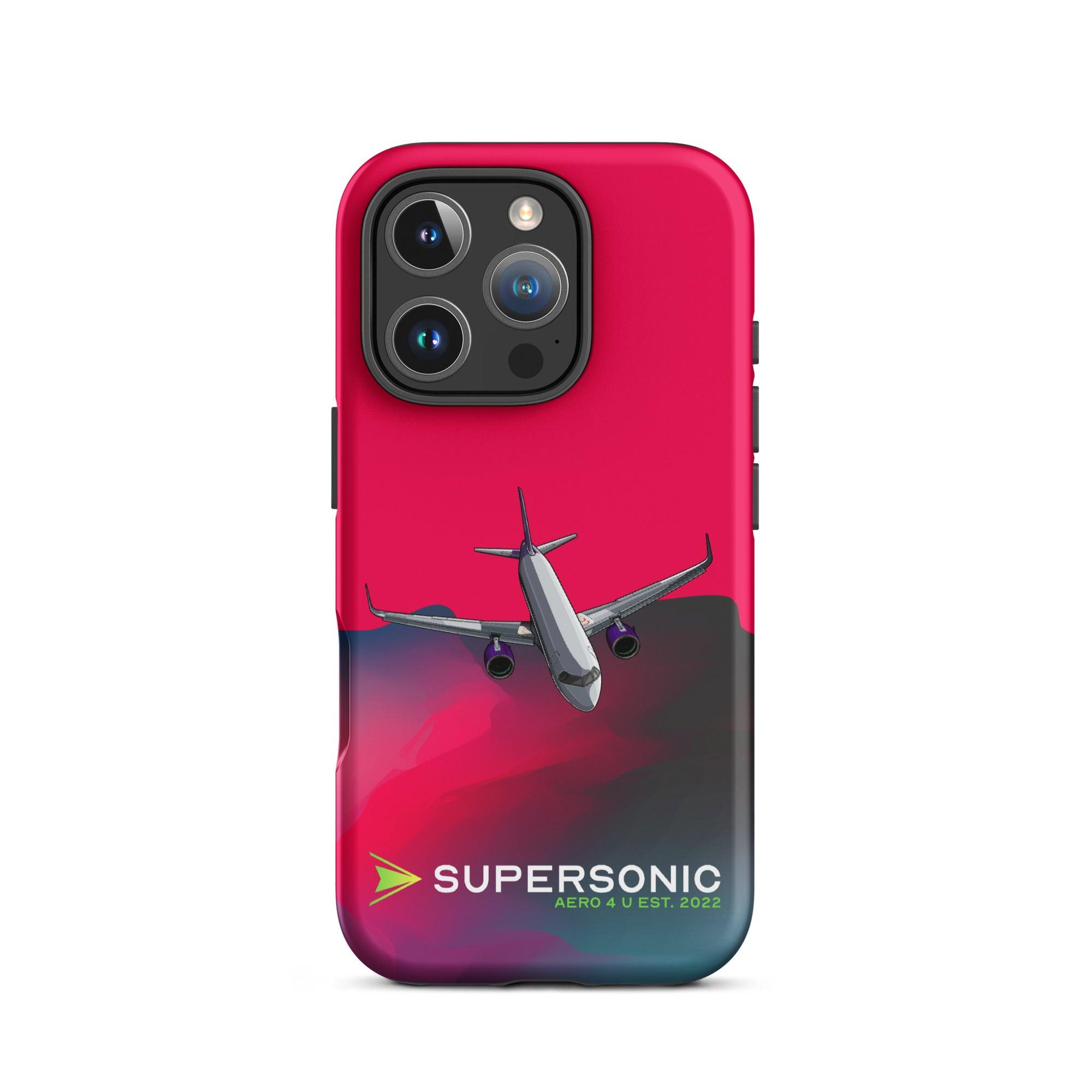 Aviation FIRST CLASS iPhone Hülle - Airbus A320 neo Edition | Airbuslovers iPhone 16 Pro für Piloten, Crews, Kinder & Planespotter made by SUPERSONIC aero 4U