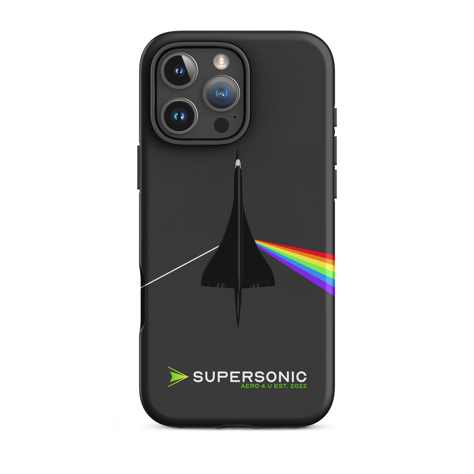 Aviation FIRST CLASS iPhone Hülle - Concorde Dark Side of Supersonic iPhone 16 Pro Max für Piloten, Crews, Kinder & Planespotter made by SUPERSONIC aero 4U