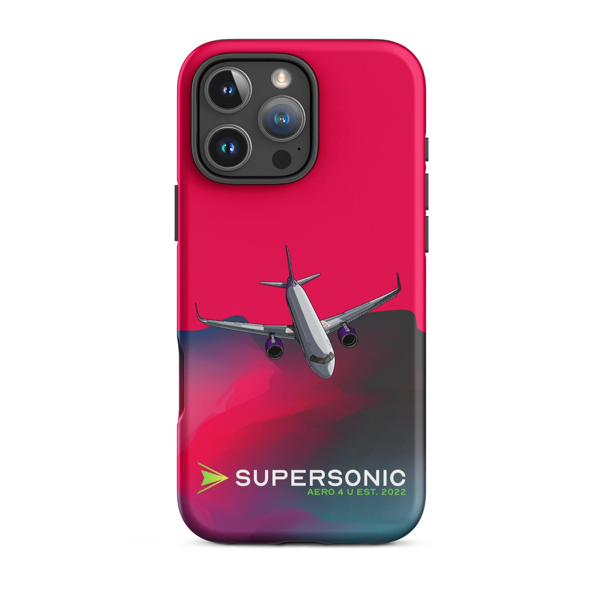 Aviation FIRST CLASS iPhone Hülle - Airbus A320 neo Edition | Airbuslovers iPhone 16 Pro Max für Piloten, Crews, Kinder & Planespotter made by SUPERSONIC aero 4U