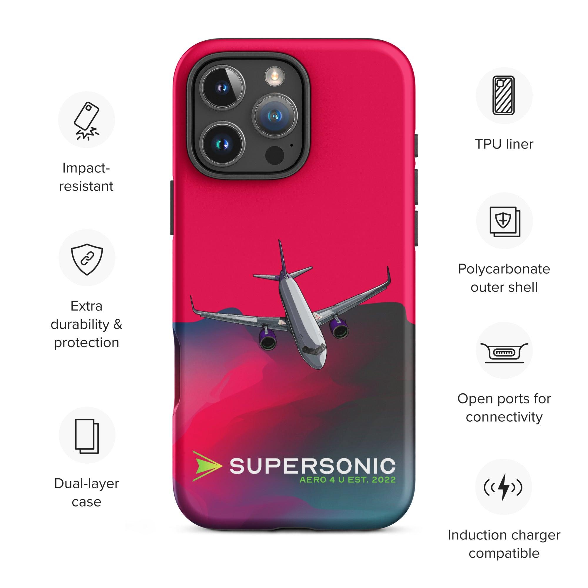 Aviation FIRST CLASS iPhone Hülle - Airbus A320 neo Edition | Airbuslovers für Piloten, Crews, Kinder & Planespotter made by SUPERSONIC aero 4U