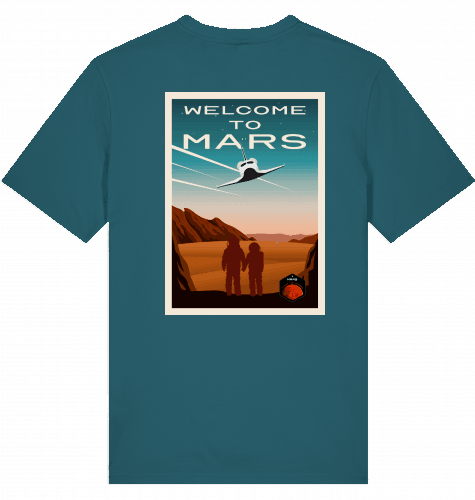 Aviation Space Exploration T-Shirt "Welcome to Mars" Stargazer für Piloten, Crews, Kinder & Planespotter made by SUPERSONIC aero 4U