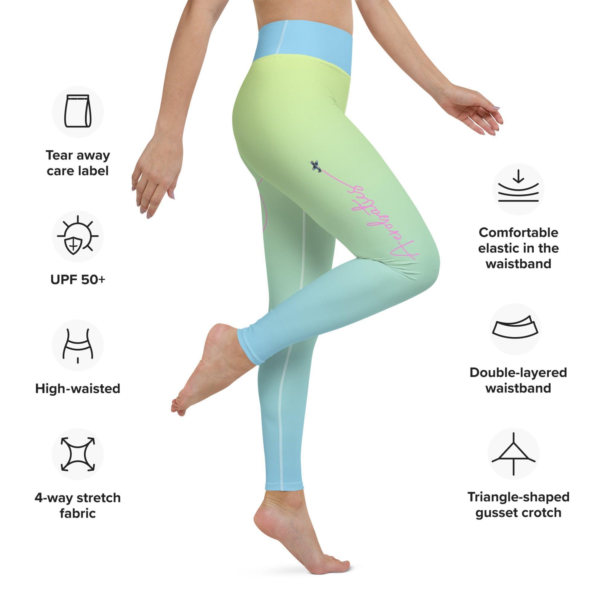 Aviation Yoga Leggings "Aerobatics" für Piloten, Crews, Kinder & Planespotter made by SUPERSONIC aero 4U