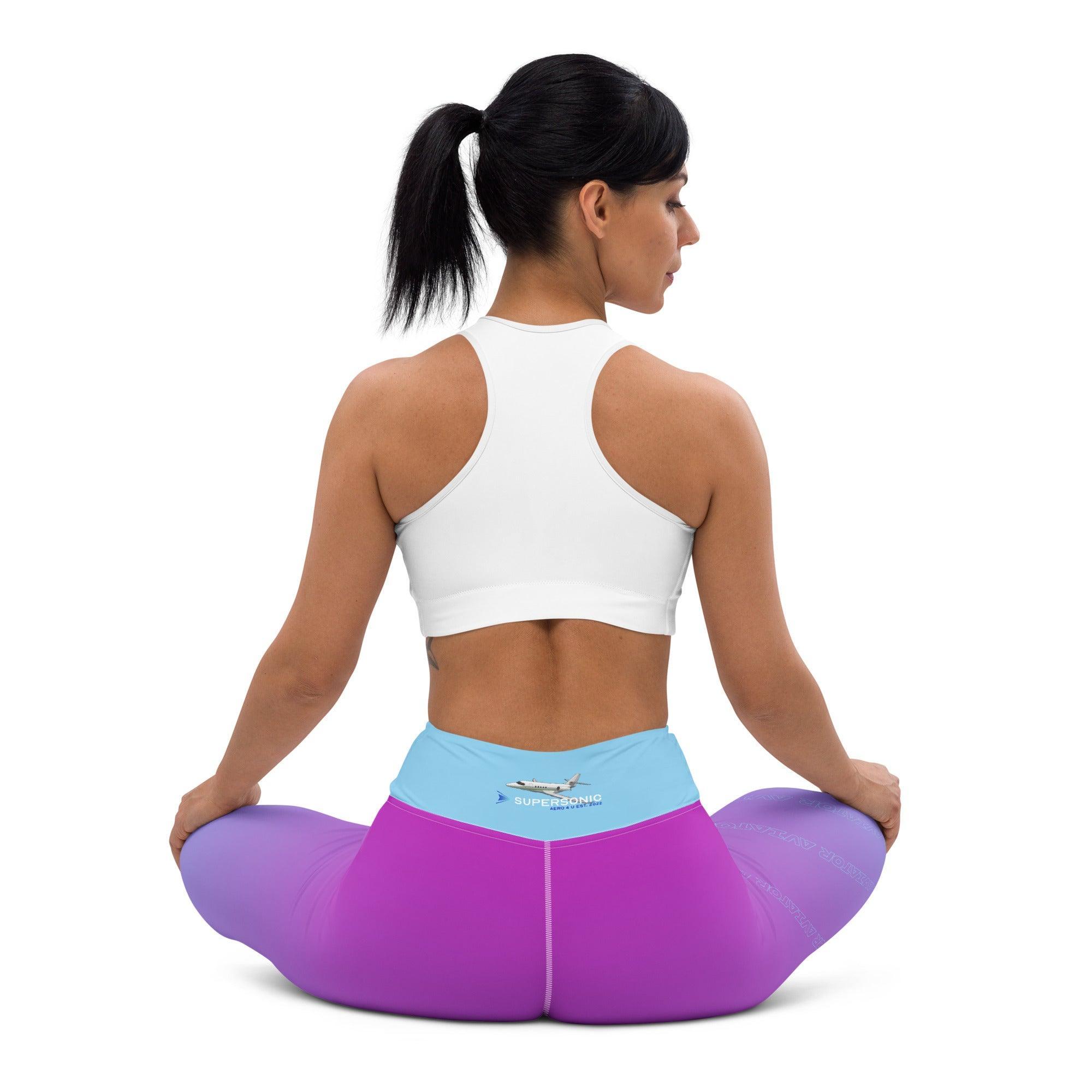 Aviation Yoga Leggings "Aviator" für Piloten, Crews, Kinder & Planespotter made by SUPERSONIC aero 4U