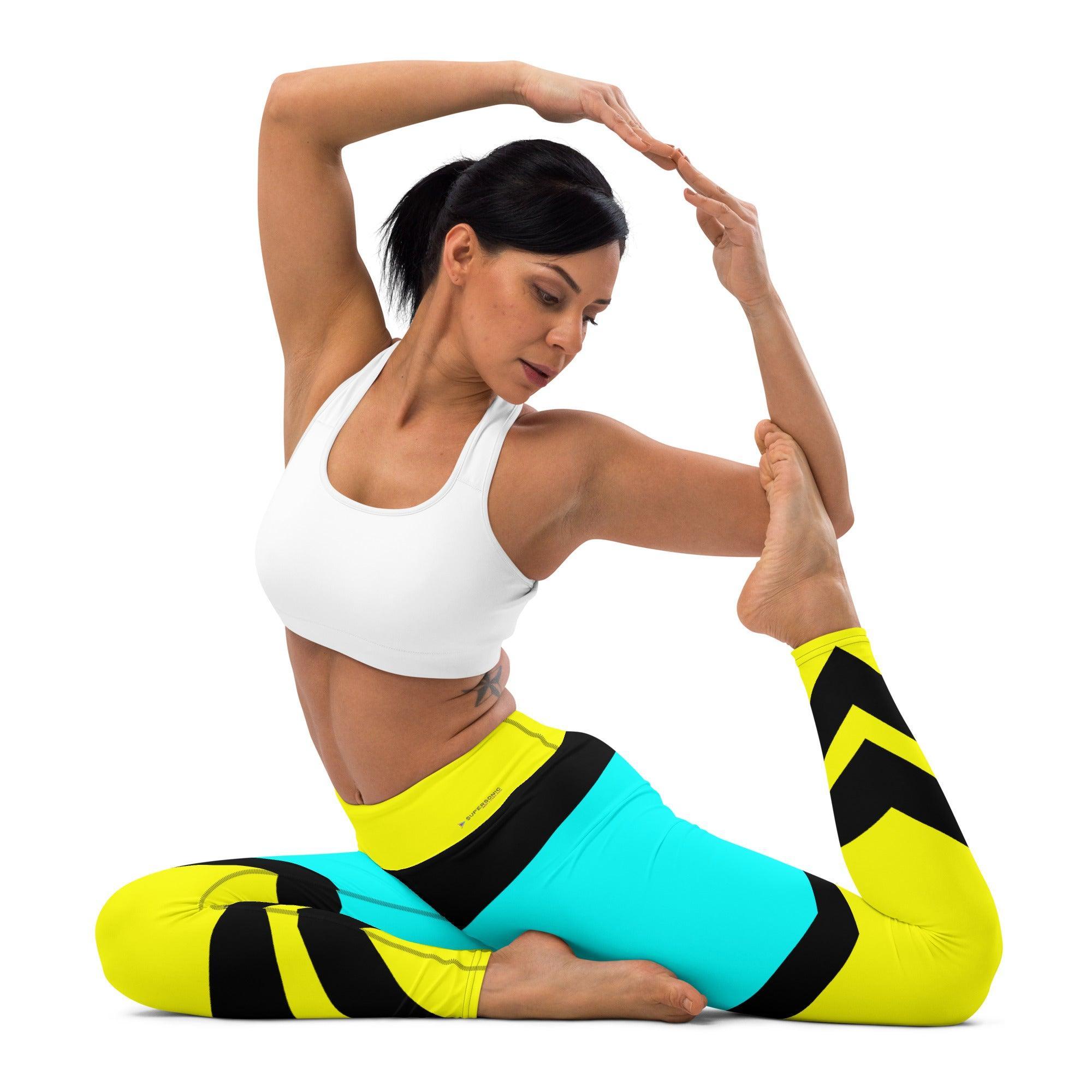 Aviation Yoga Leggings "Follow Me" XL für Piloten, Crews, Kinder & Planespotter made by SUPERSONIC aero 4U