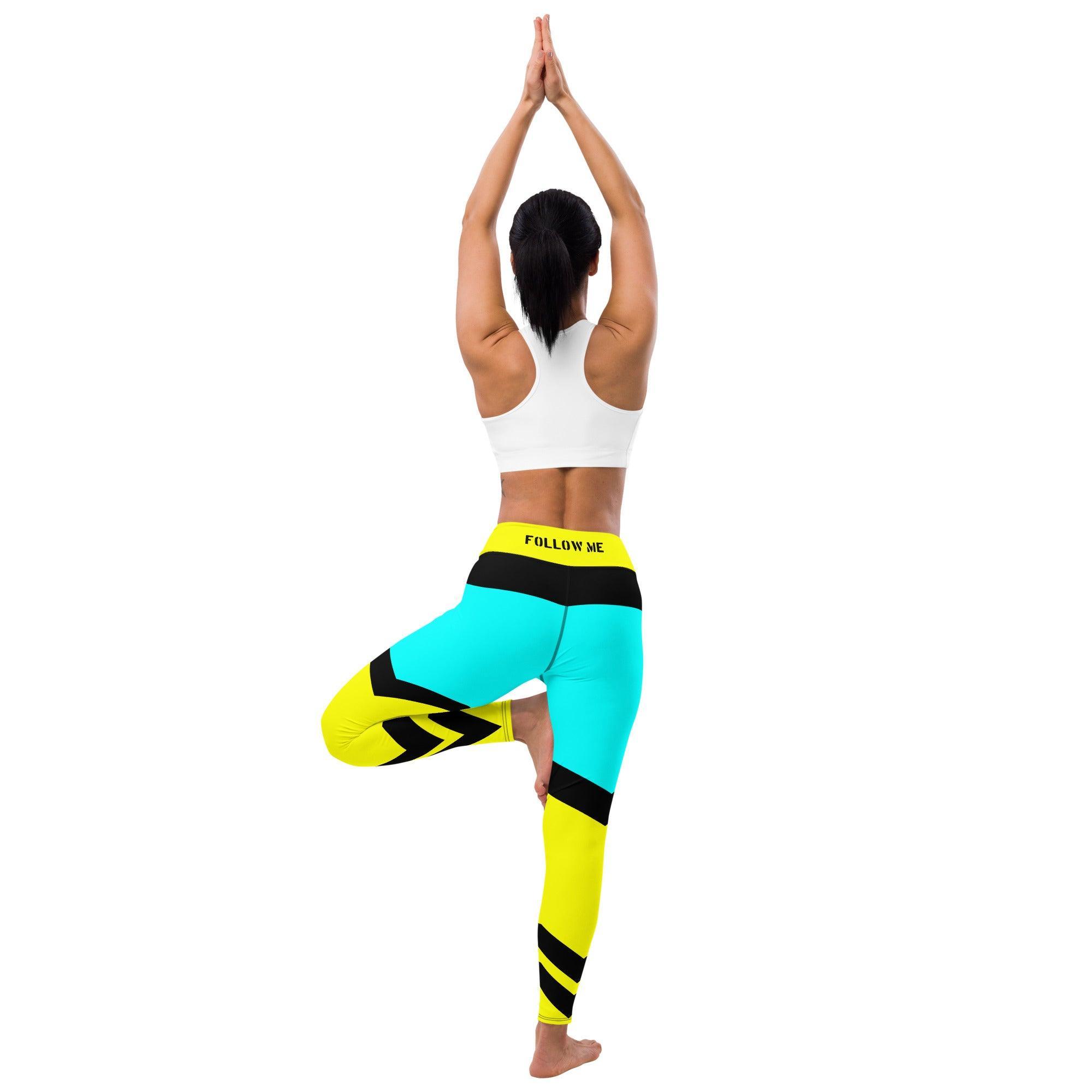 Aviation Yoga Leggings "Follow Me" für Piloten, Crews, Kinder & Planespotter made by SUPERSONIC aero 4U