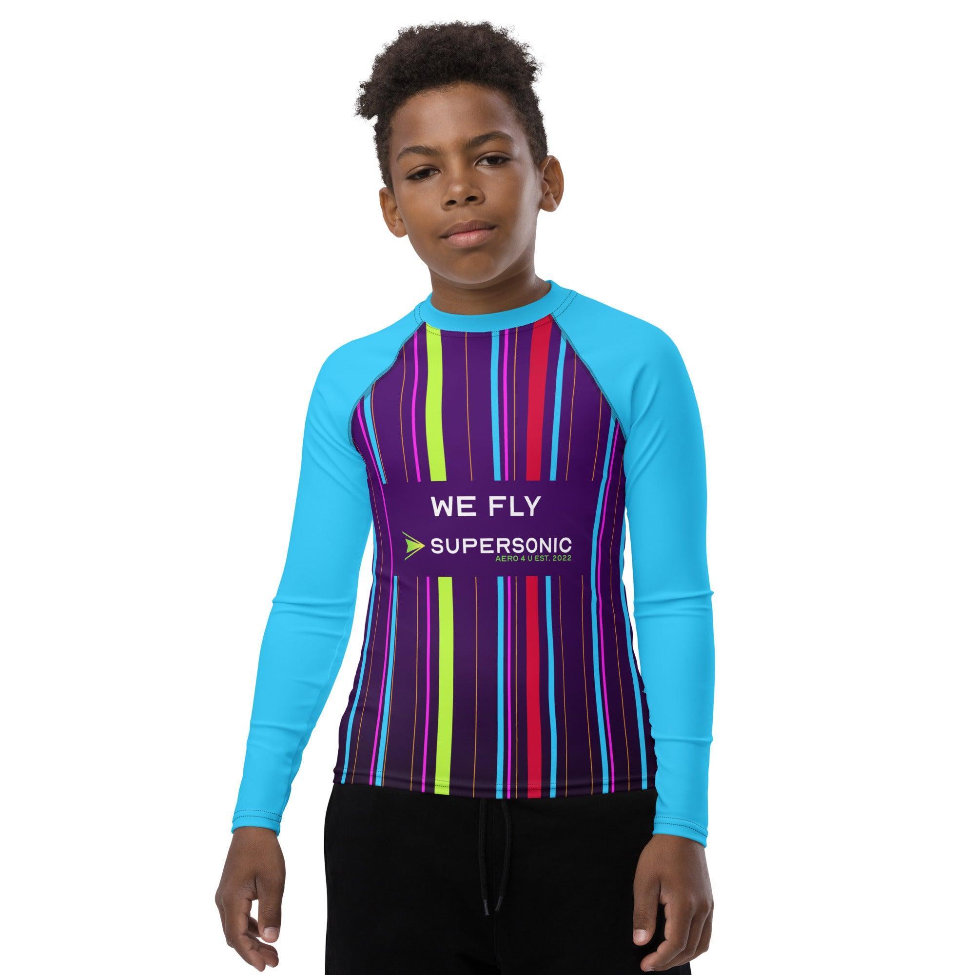 Aviation Youth Rash Guard für Piloten, Crews, Kinder & Planespotter made by SUPERSONIC aero 4U