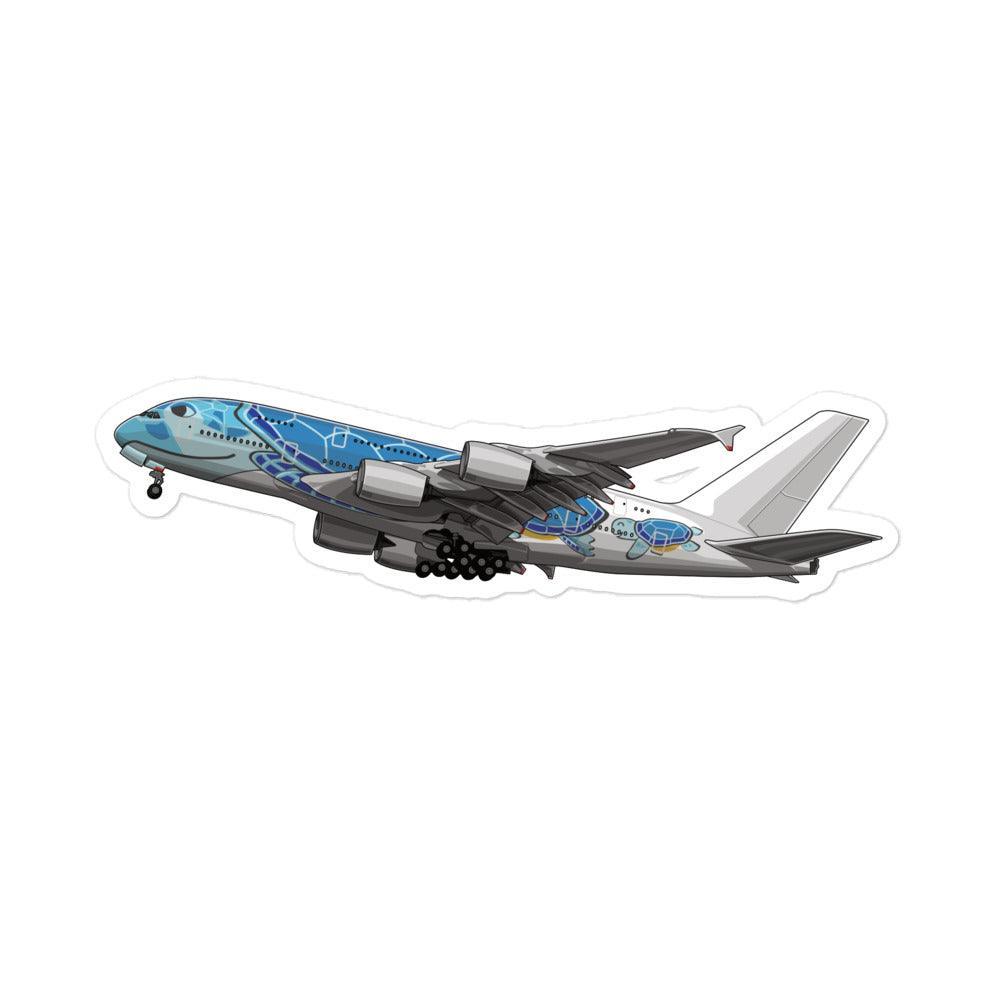 Aviation Aviation Sticker "Airbus A380 Turtles" Default Title für Piloten, Crews, Kinder & Planespotter made by SUPERSONIC aero 4U