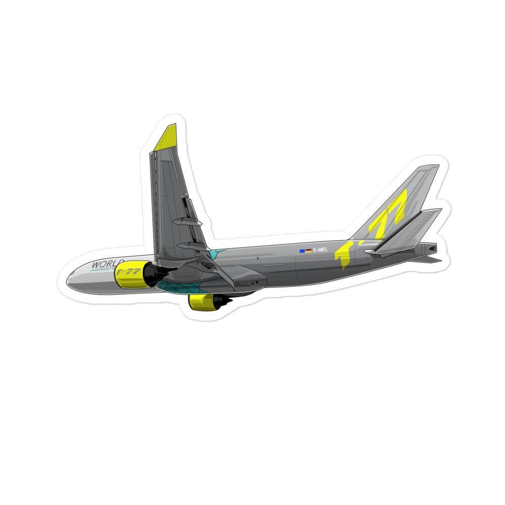 Aviation Aviation Sticker "Boeing 777 World Fireliner" Default Title für Piloten, Crews, Kinder & Planespotter made by SUPERSONIC aero 4U