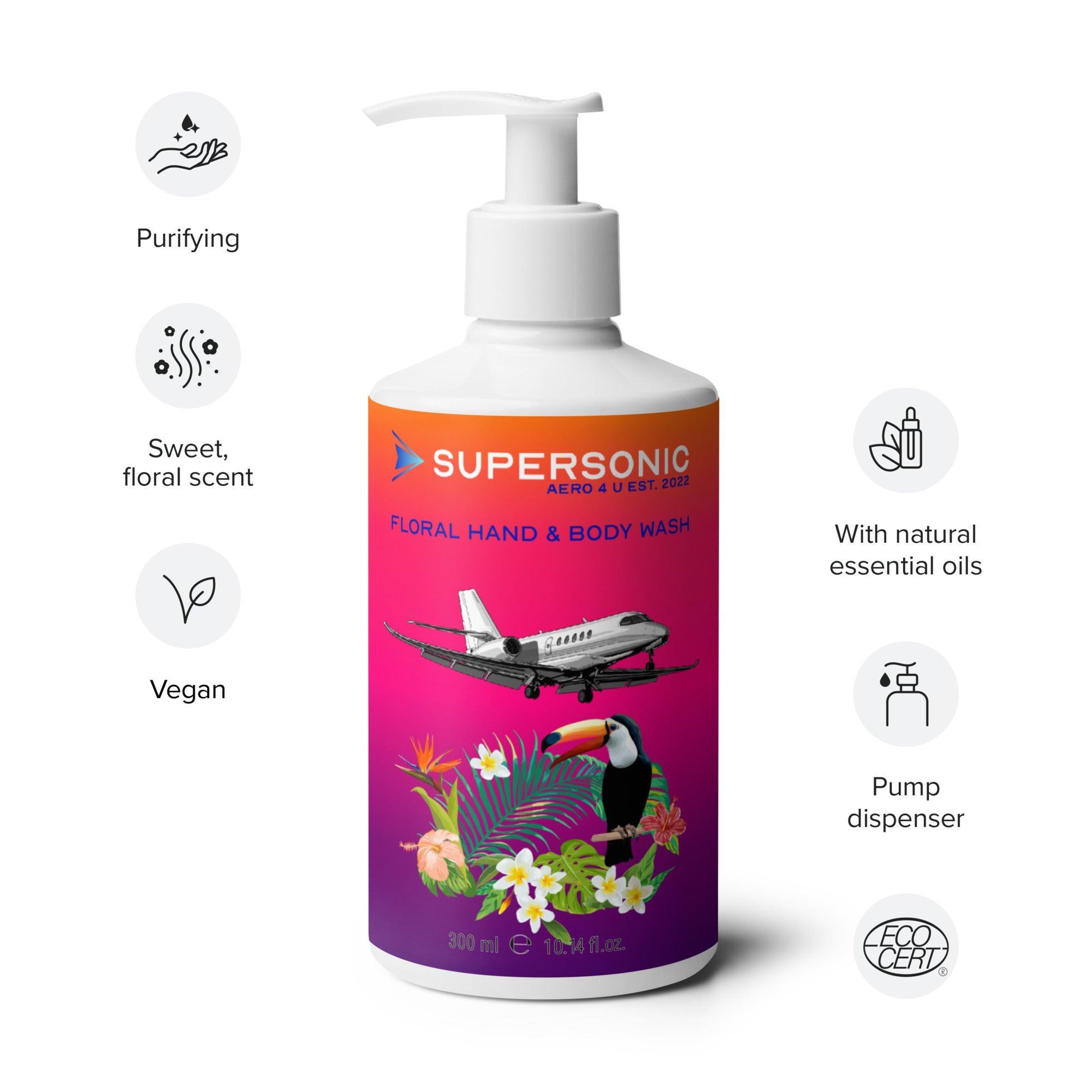 Aviation Blumige Handwaschseife für Piloten, Crews, Kinder & Planespotter made by SUPERSONIC aero 4U