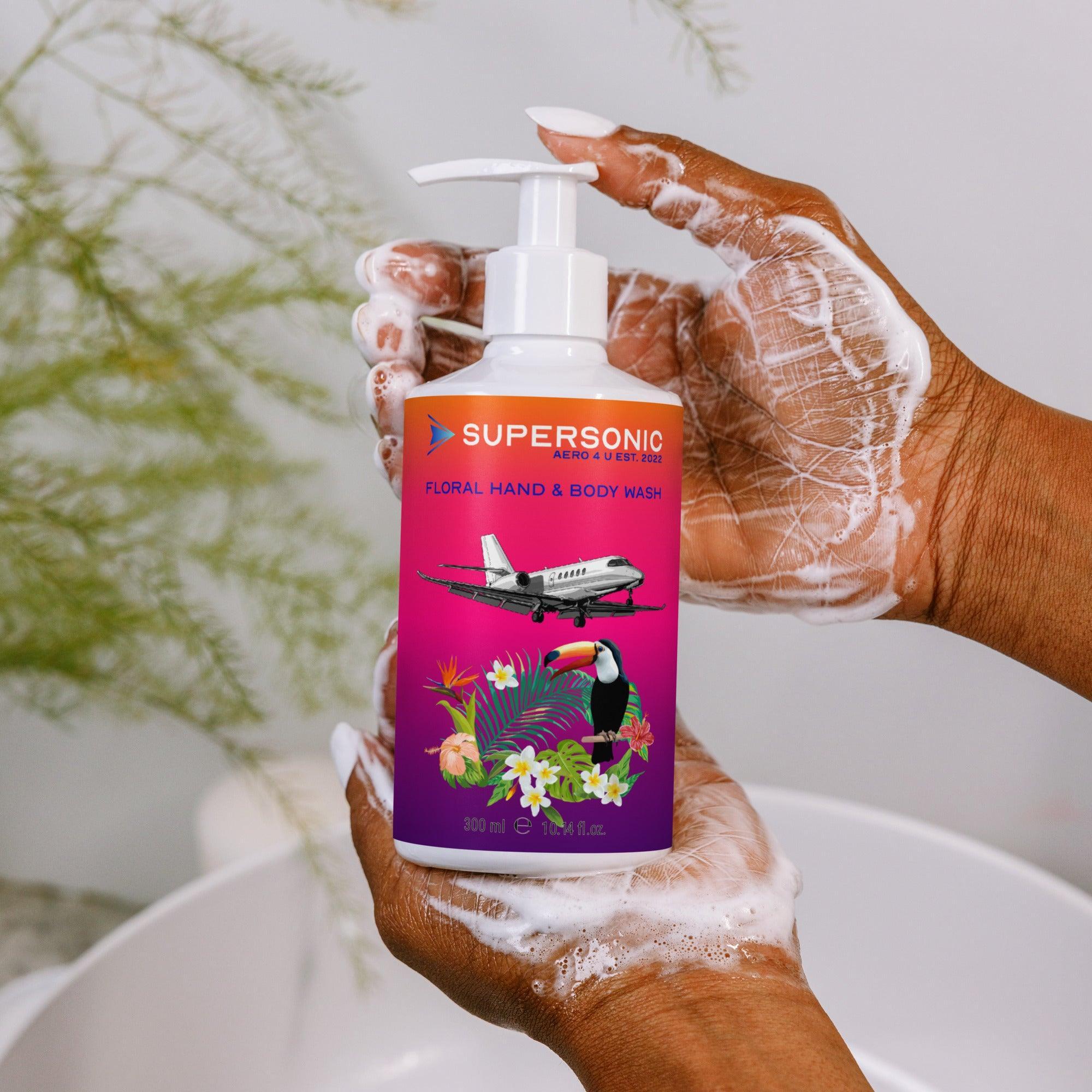 Aviation Blumige Handwaschseife für Piloten, Crews, Kinder & Planespotter made by SUPERSONIC aero 4U