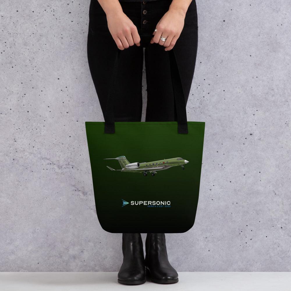 Aviation Businessjet Bag | Aviation Tasche im Gulfstream G500/600 Design für Piloten, Crews, Kinder & Planespotter made by SUPERSONIC aero 4U