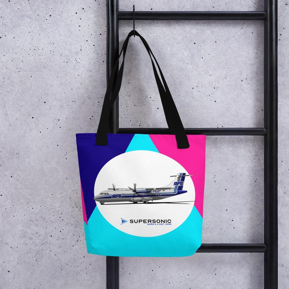Aviation ATR 42 Flugzeug Tasche | Für echte Turboprob Fans & ATR Liebhaber für Piloten, Crews, Kinder & Planespotter made by SUPERSONIC aero 4U