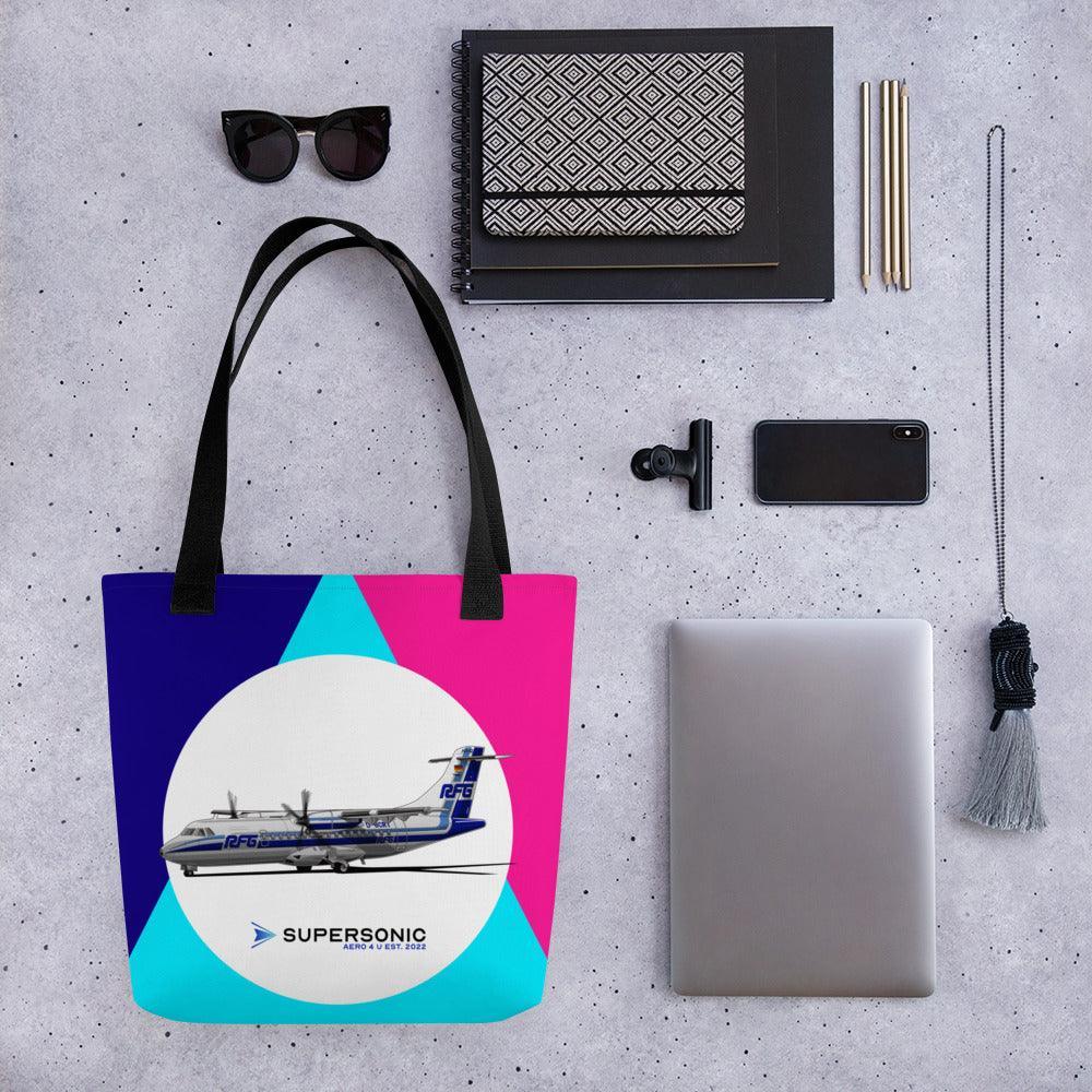 Aviation ATR 42 Flugzeug Tasche | Für echte Turboprob Fans & ATR Liebhaber für Piloten, Crews, Kinder & Planespotter made by SUPERSONIC aero 4U