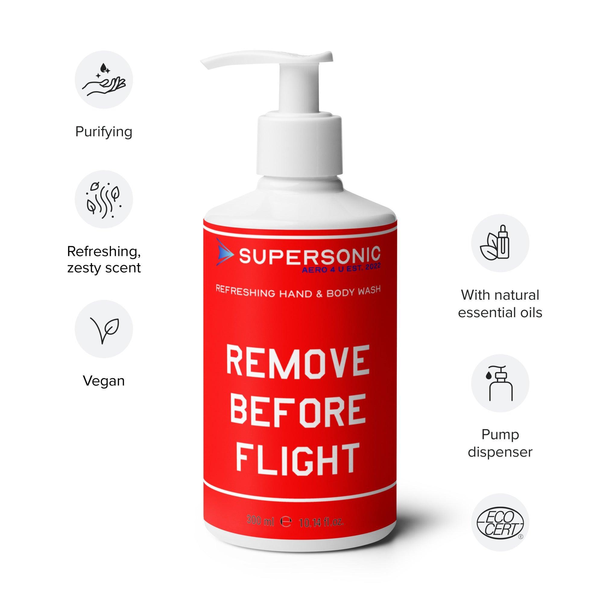 Aviation Erfrischende Handwaschseife für Piloten, Crews, Kinder & Planespotter made by SUPERSONIC aero 4U