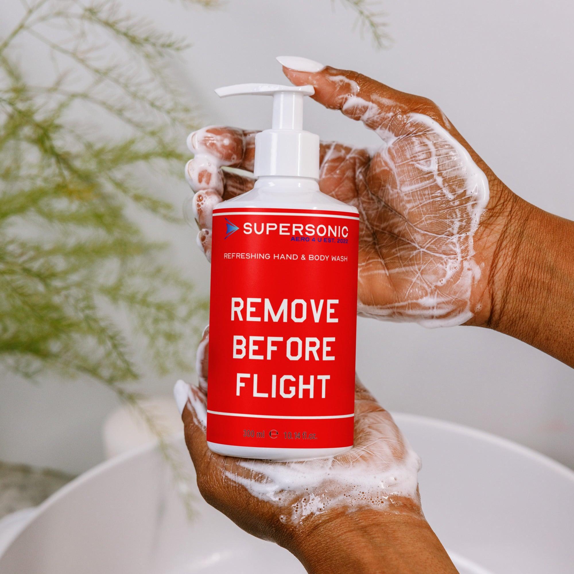 Aviation Erfrischende Handwaschseife für Piloten, Crews, Kinder & Planespotter made by SUPERSONIC aero 4U