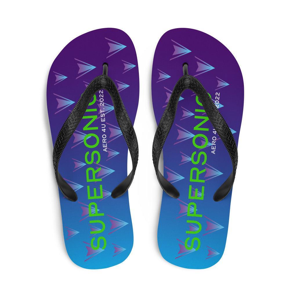 Aviation Flip-Flops "Supersonic" für Piloten, Crews, Kinder & Planespotter made by SUPERSONIC aero 4U