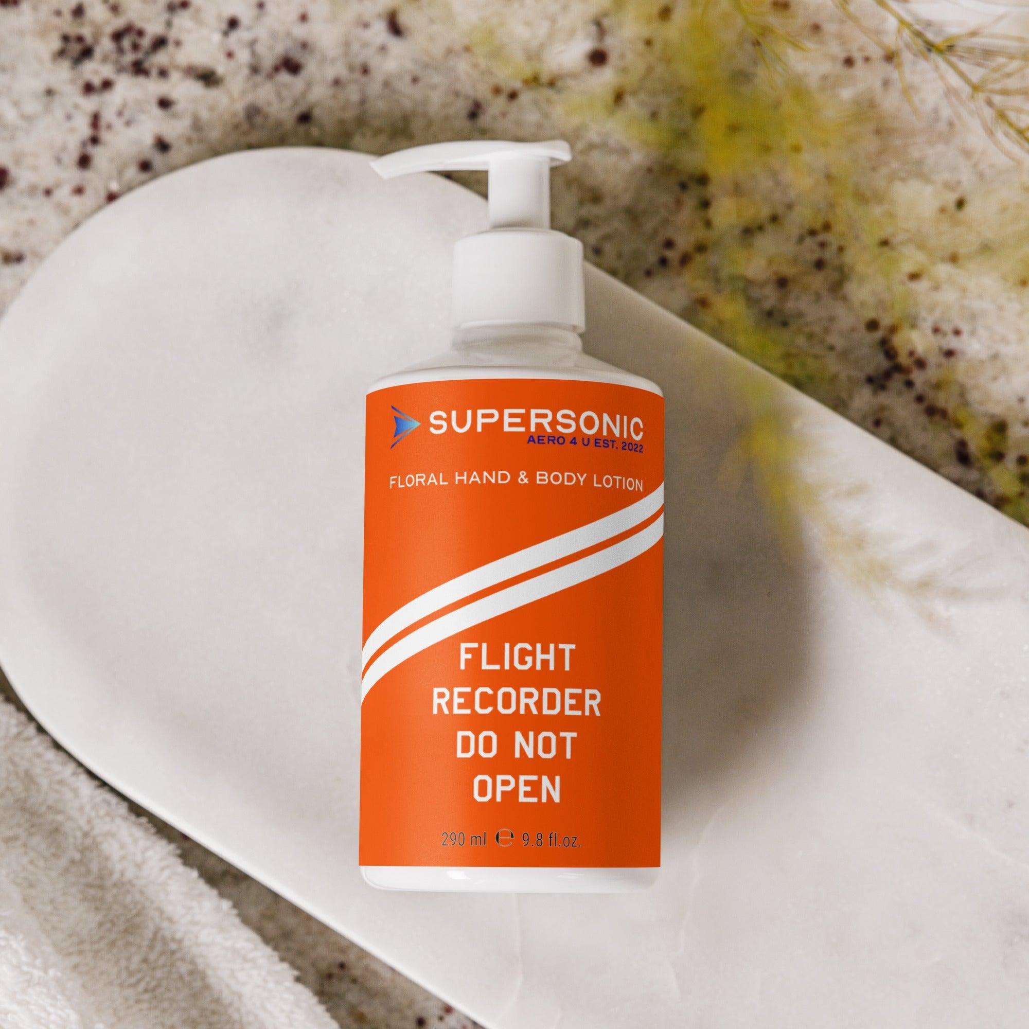 Aviation Blumige Hand- und Bodylotion für Piloten, Crews, Kinder & Planespotter made by SUPERSONIC aero 4U