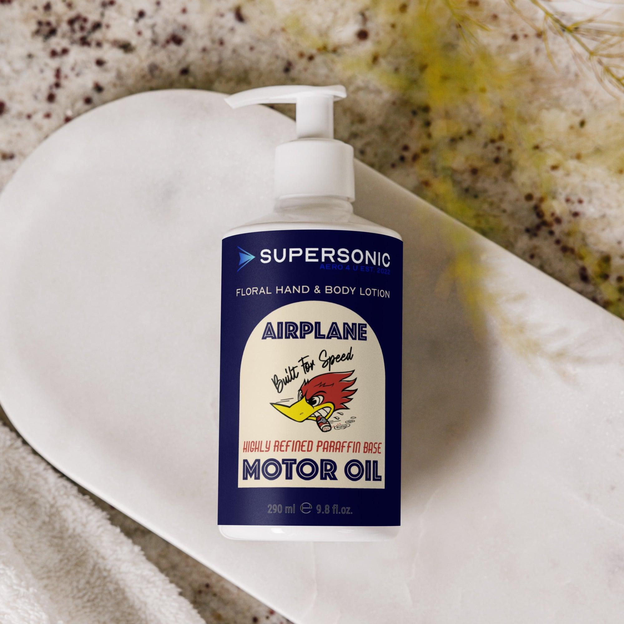 Aviation Blumige Hand- und Bodylotion für Piloten, Crews, Kinder & Planespotter made by SUPERSONIC aero 4U