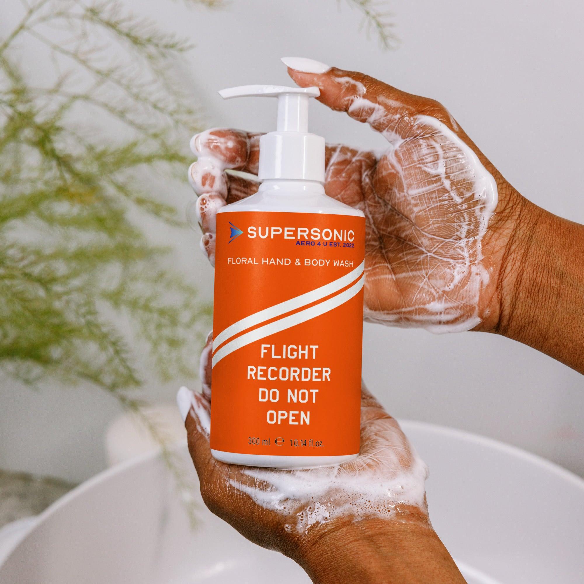 Aviation Blumige Handwaschseife für Piloten, Crews, Kinder & Planespotter made by SUPERSONIC aero 4U