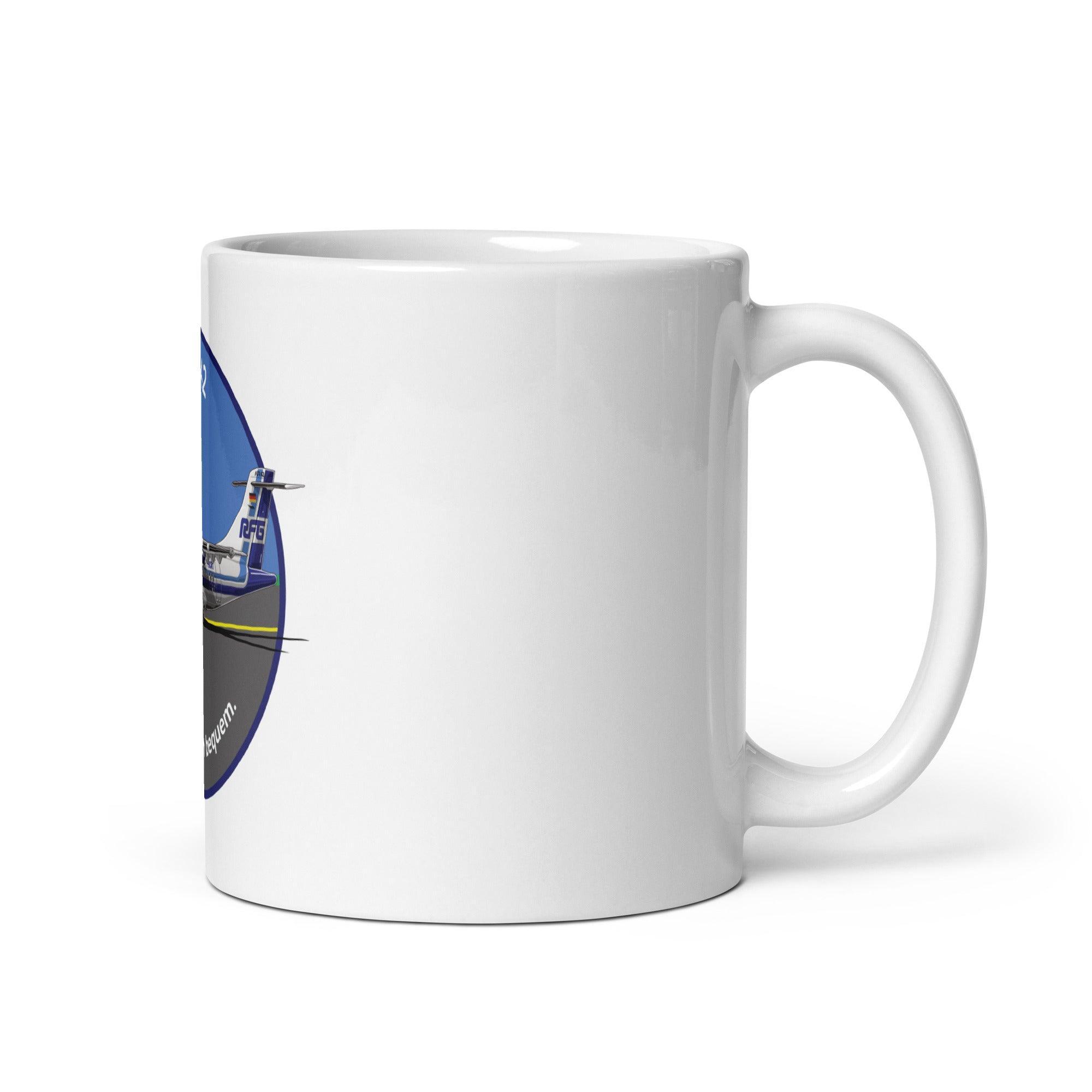 Aviation Kaffeebecher "ATR 42 Turboprop RFG EDLW" Default Title für Piloten, Crews, Kinder & Planespotter made by SUPERSONIC aero 4U