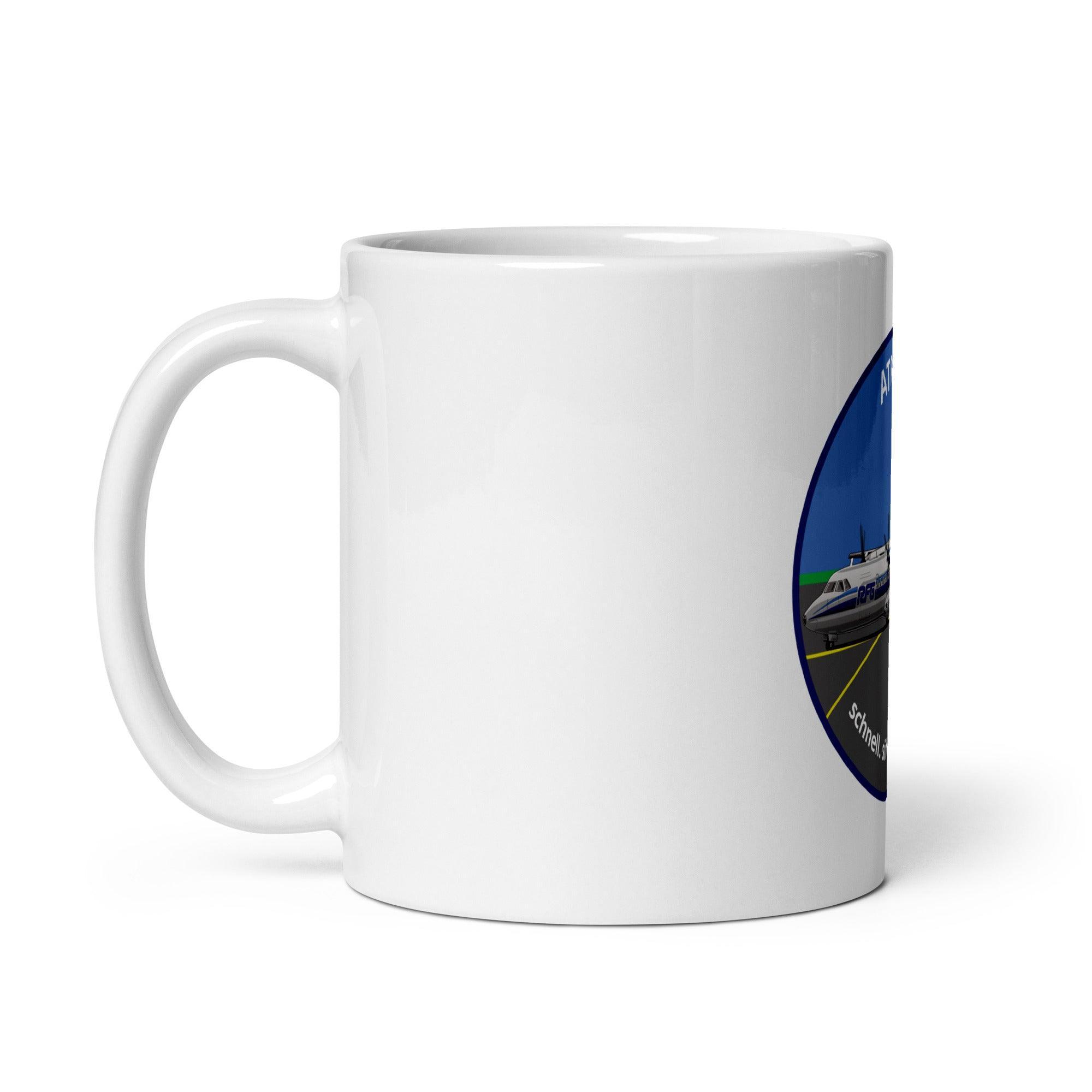 Aviation Kaffeebecher "ATR 42 Turboprop RFG EDLW" für Piloten, Crews, Kinder & Planespotter made by SUPERSONIC aero 4U