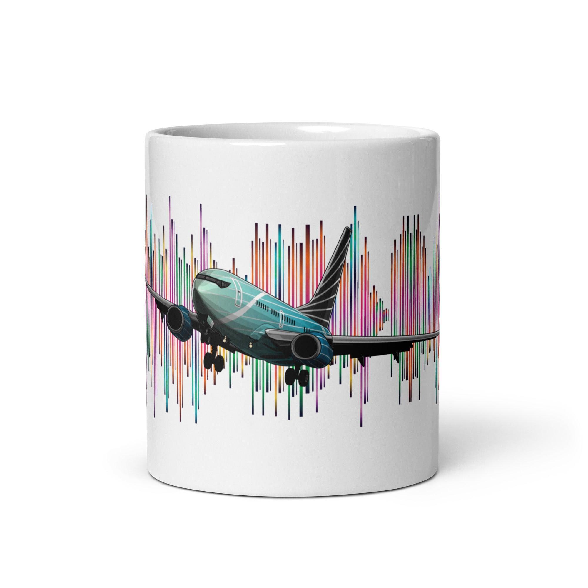 Aviation Kaffeebecher "Boeing 737 BBJ Business Jet" für Piloten, Crews, Kinder & Planespotter made by SUPERSONIC aero 4U