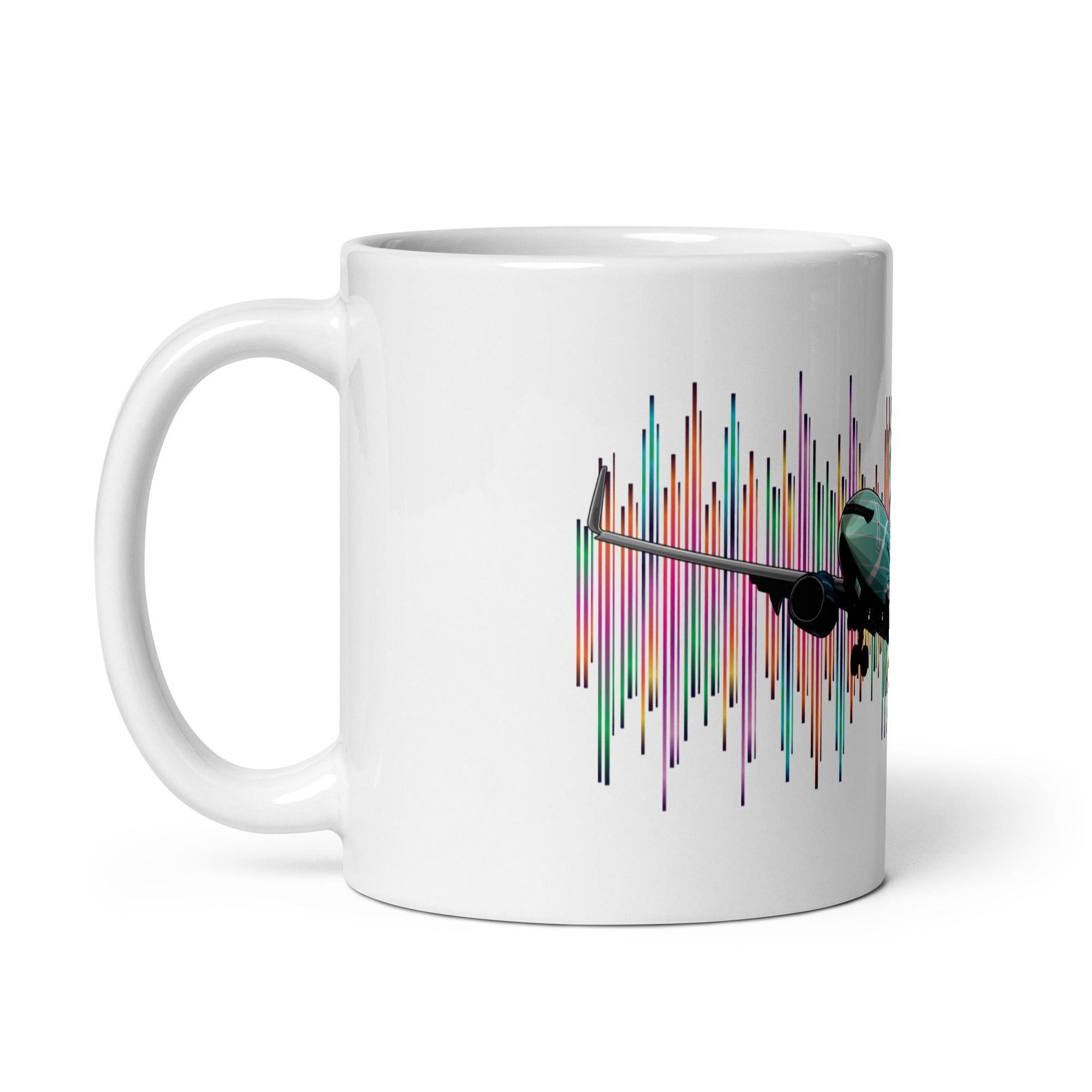 Aviation Kaffeebecher "Boeing 737 BBJ Business Jet" für Piloten, Crews, Kinder & Planespotter made by SUPERSONIC aero 4U