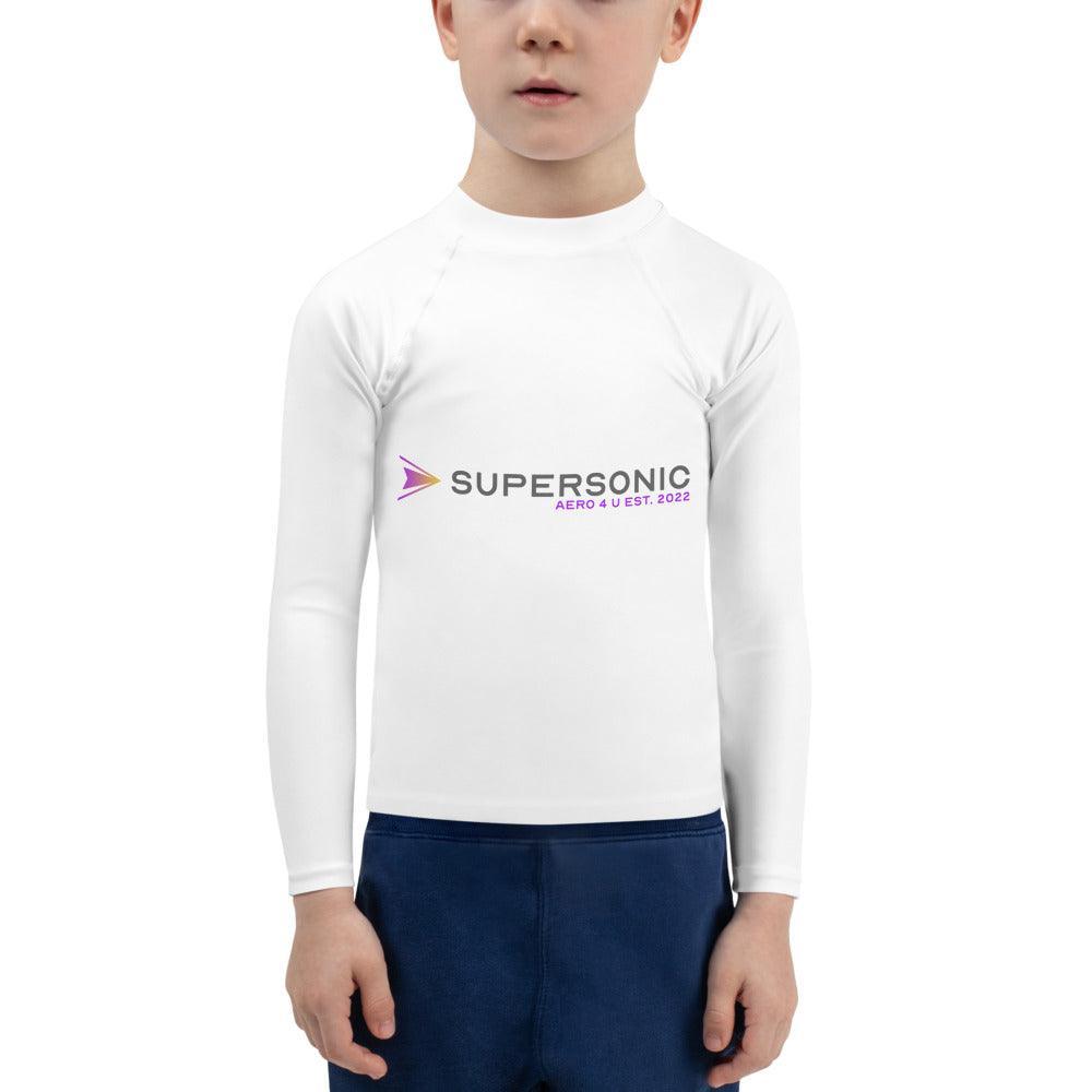 Aviation Kids Schwimm & Sonnenschutz Shirt „Follow Me Supercar” 7 für Piloten, Crews, Kinder & Planespotter made by SUPERSONIC aero 4U