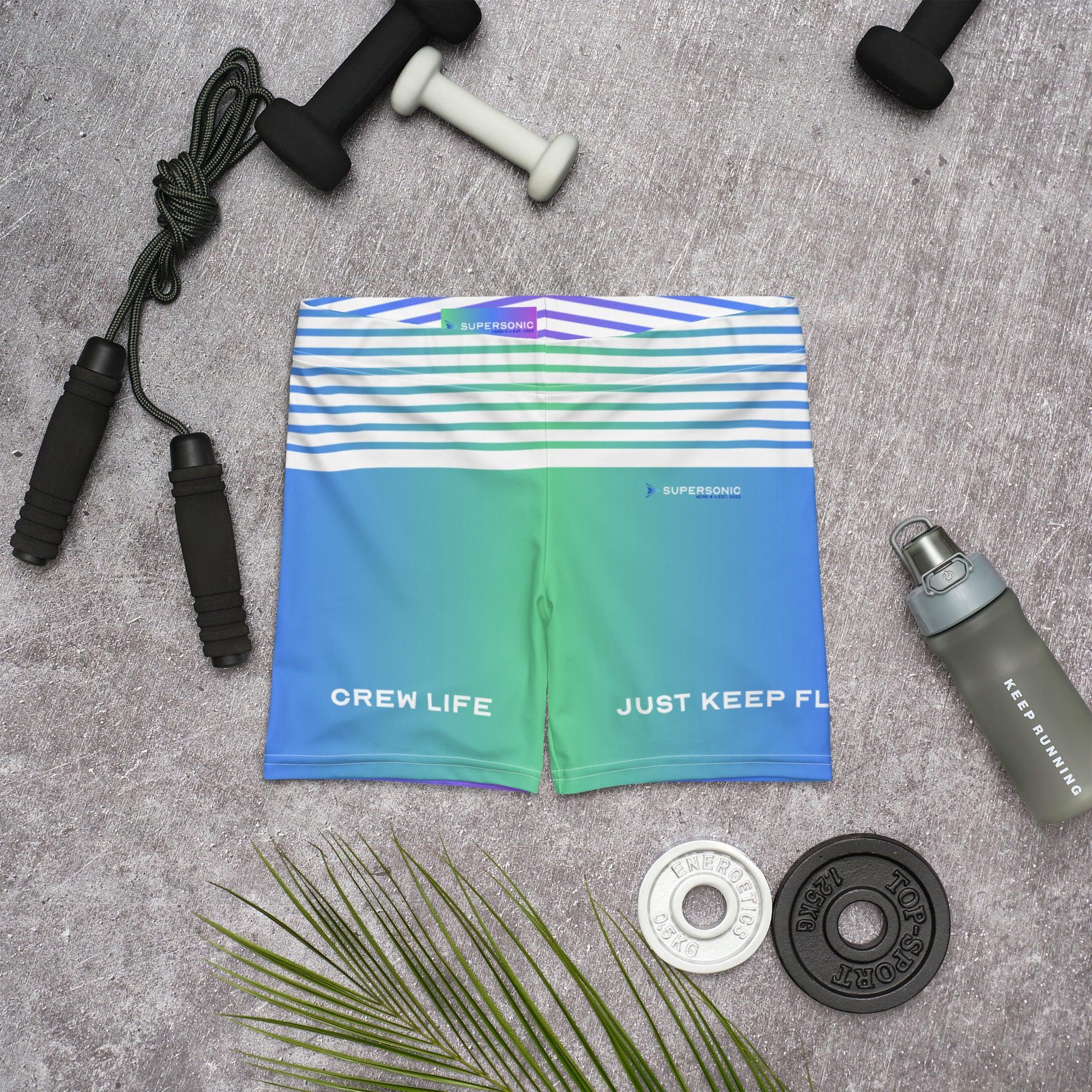 Aviation Sport & Gym Shorts "Supersonic" 3XL für Piloten, Crews, Kinder & Planespotter made by SUPERSONIC aero 4U