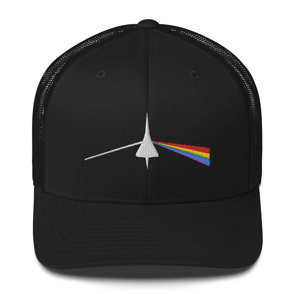 Aviation Trucker Cap "Dark Side of Supersonic" Round Cap Visor Default Title für Piloten, Crews, Kinder & Planespotter made by SUPERSONIC aero 4U