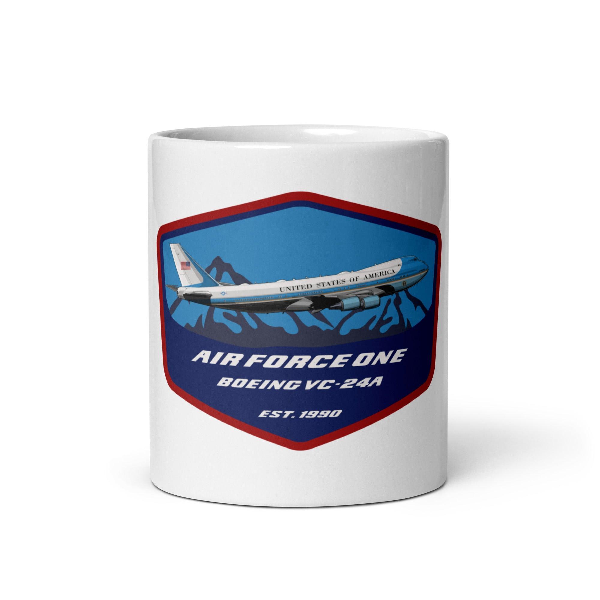 Aviation Kaffeebecher "Boeing VC-25A Air Force One" für Piloten, Crews, Kinder & Planespotter made by SUPERSONIC aero 4U