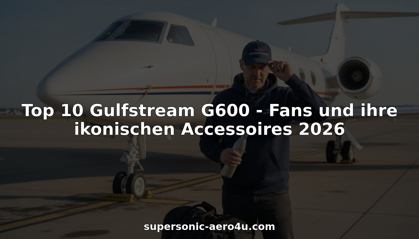 Leidenschaftlicher Gulfstream G600-Fan mit einer Sammlung exklusiver Flugzeug-Accessoires