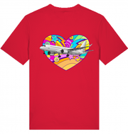 Airbus A220 Heart T-shirt 2.0