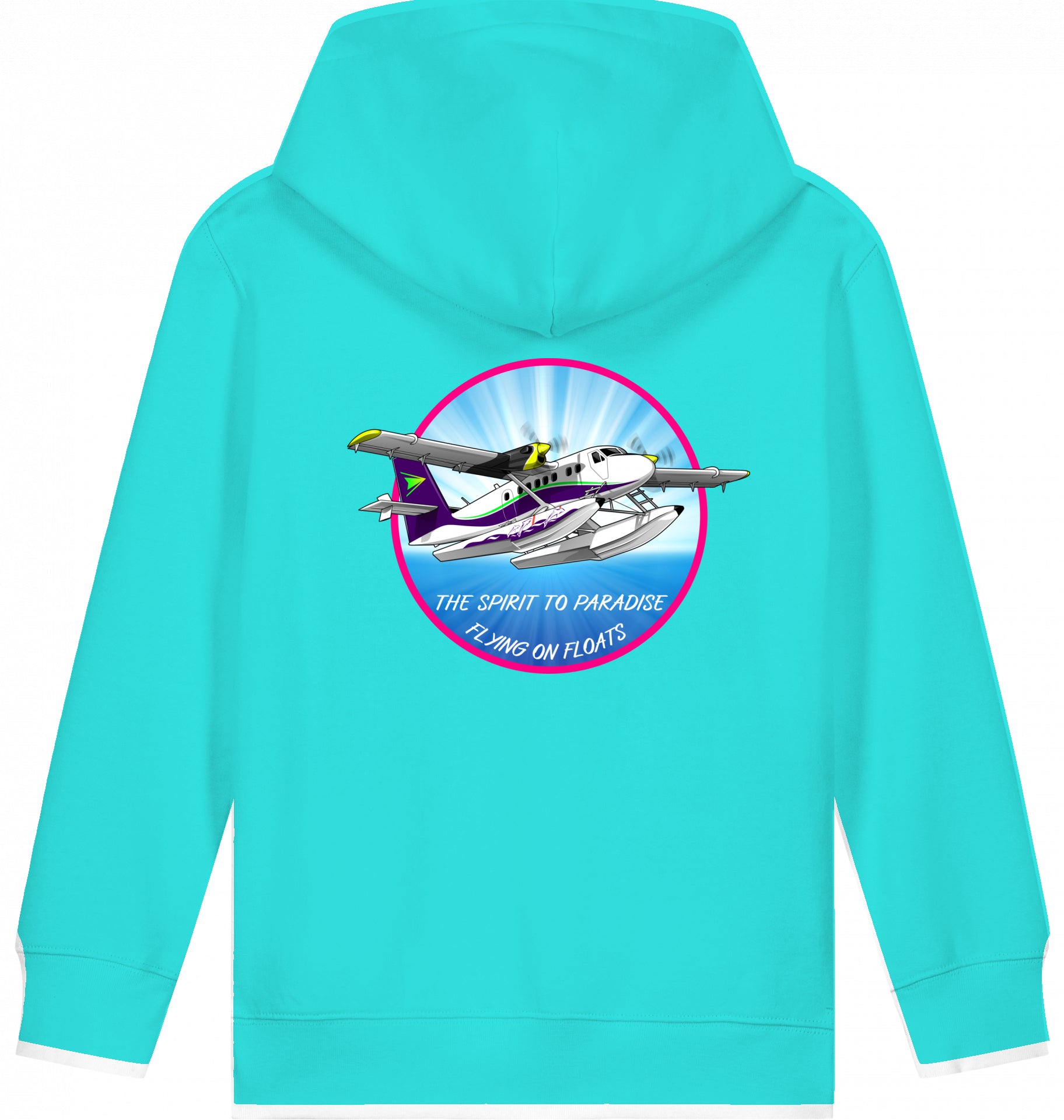 Kids Flugzeug Hoodie DHC-6 Twinotter in Paradise