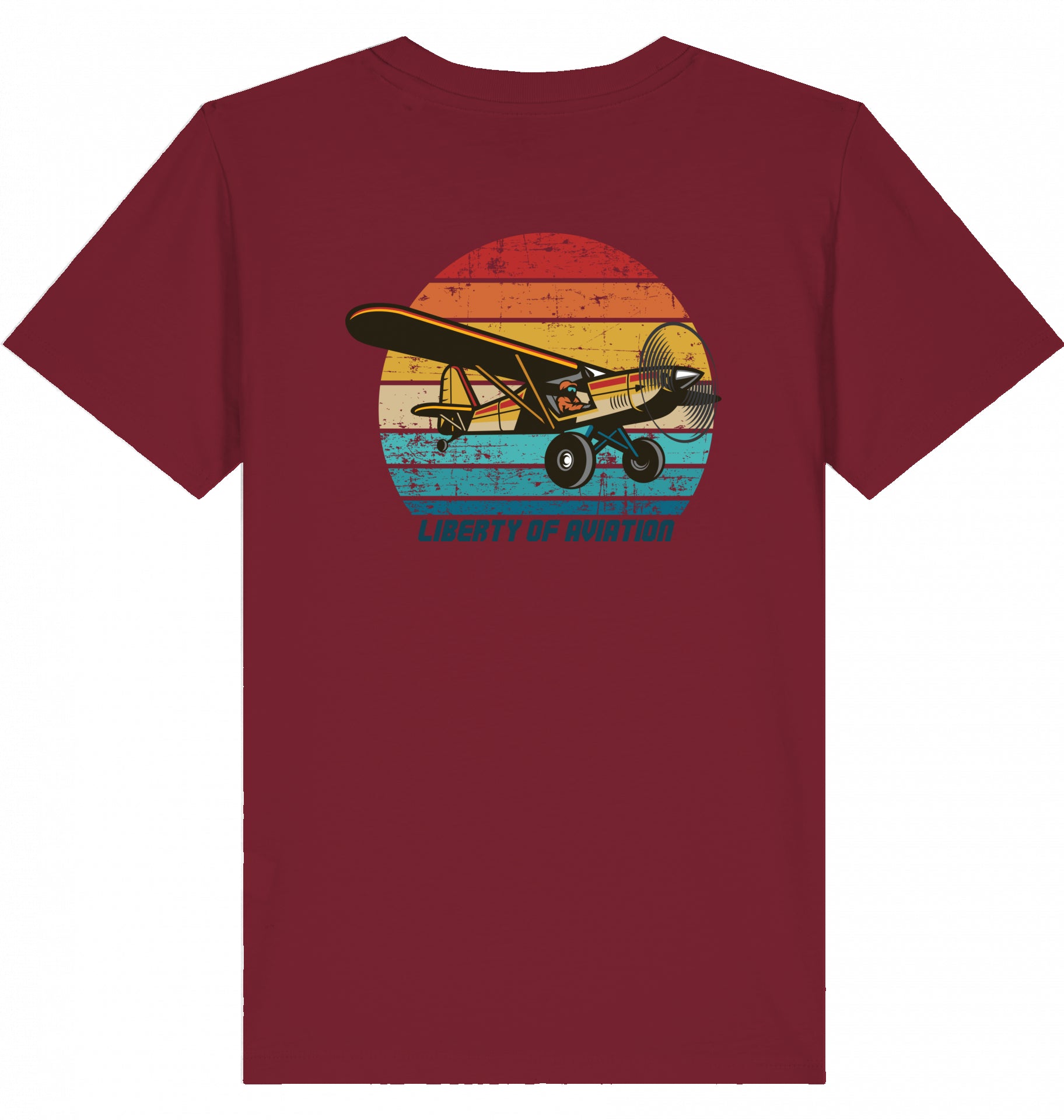 Kids Aviation T-Shirt "Liberty of Aviation" Piper Super Cup 2.0