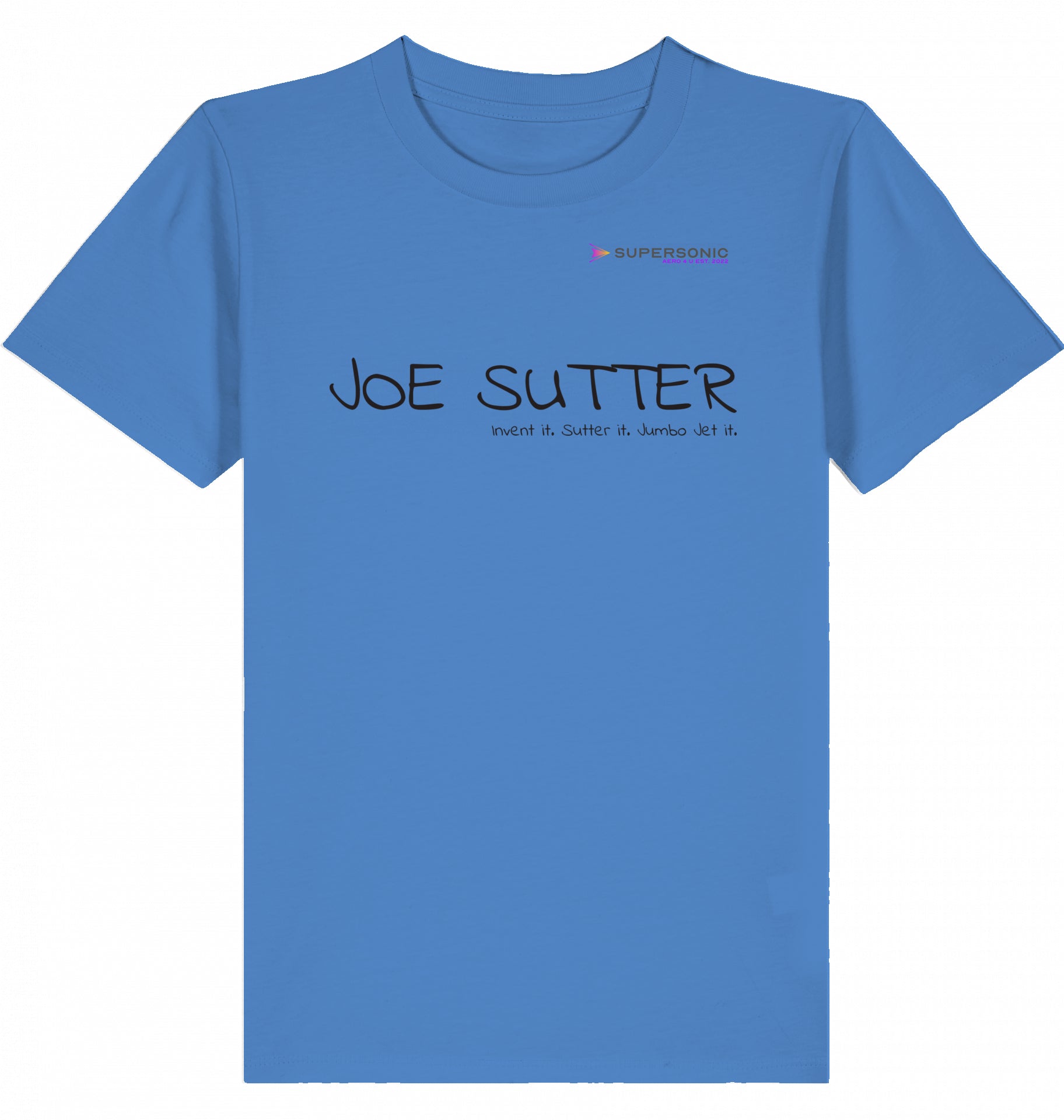 Kids Aviation T-Shirt Boeing 747 Jumbo Jet, Joe Sutter 2.0