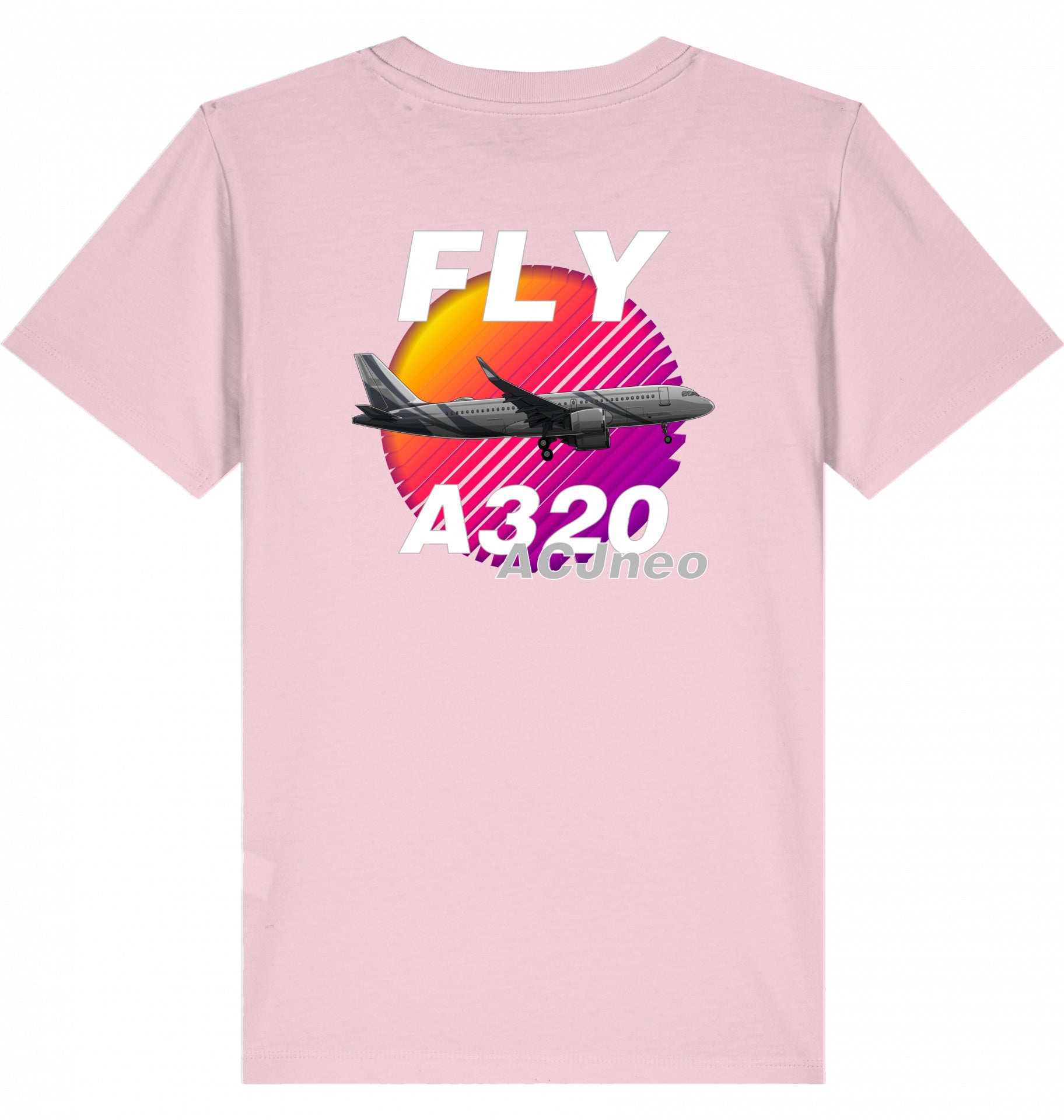 Kids Aviation T-Shirt "Fly Airbus A320 ACJneo"  2.0