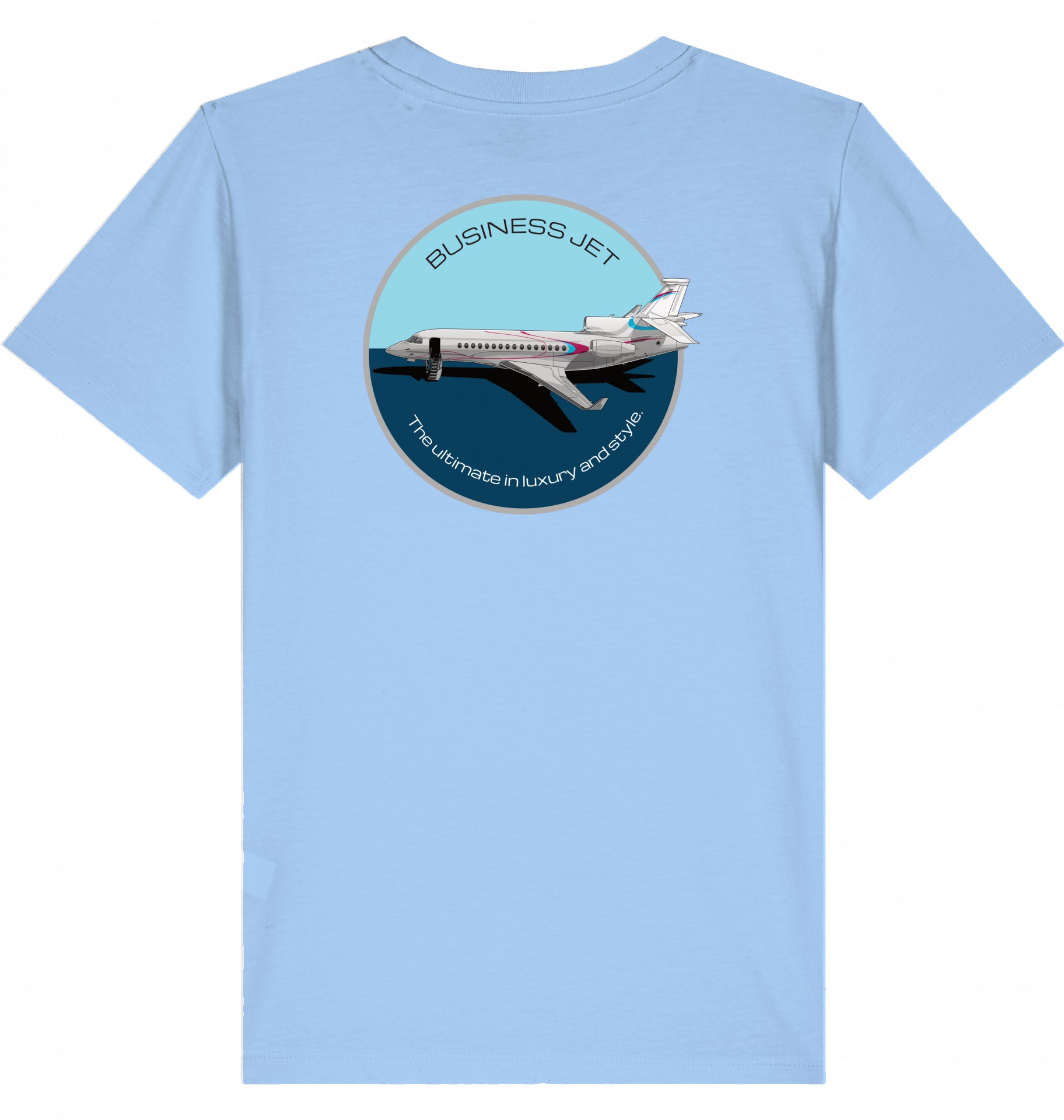 Kids Aviation T-Shirt "Dassault Falcon 7X Business Jet" 2.0