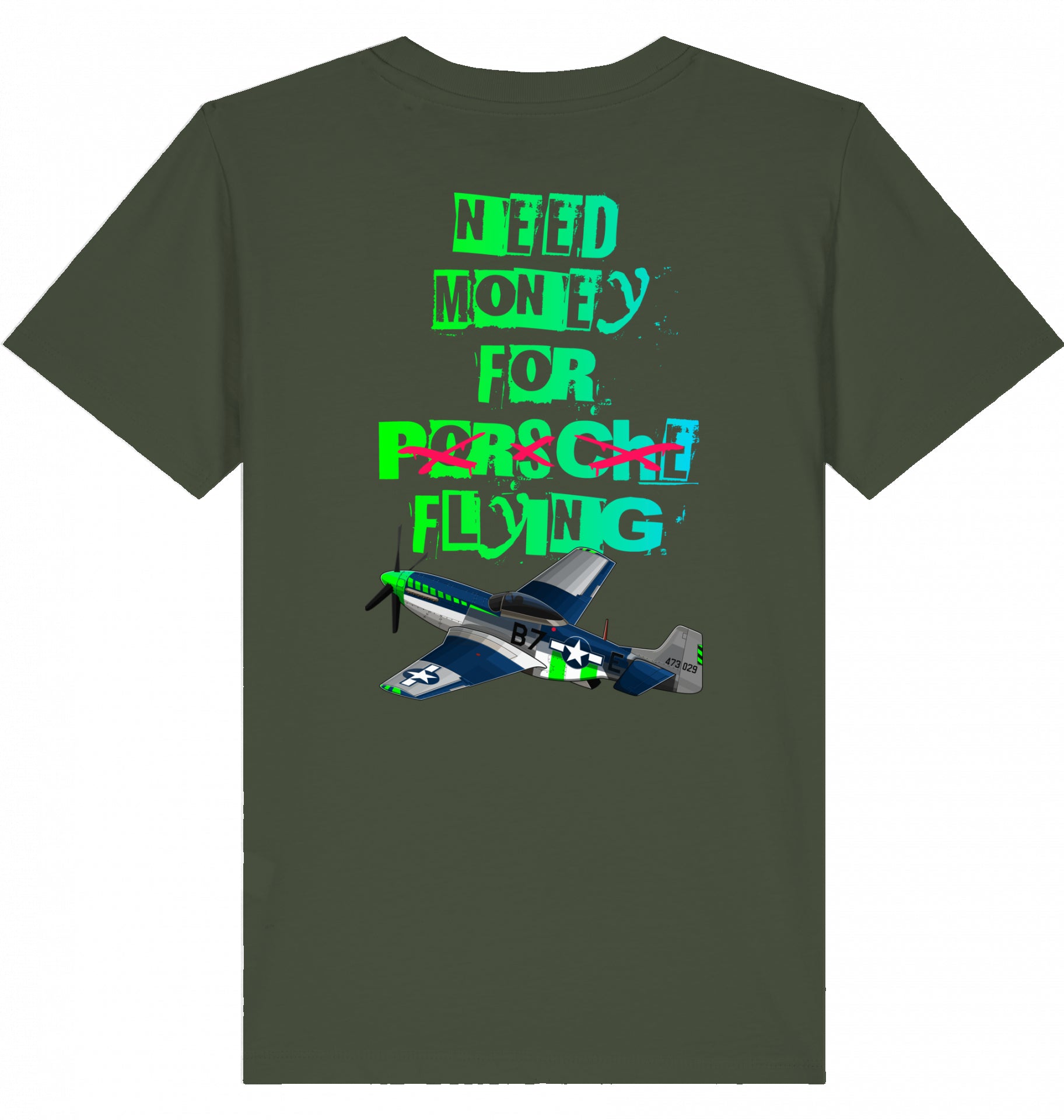 Kids Aviation T-Shirt "Need Money for Flying" 2.0