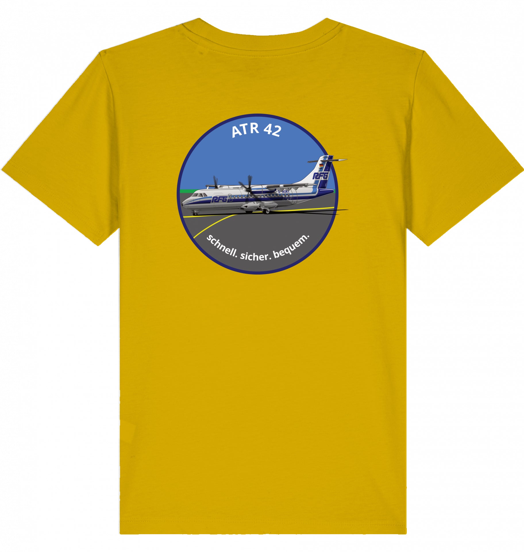 Kids Aviation T-Shirt "ATR42 Flugzeug RFG EDLW" 2.0