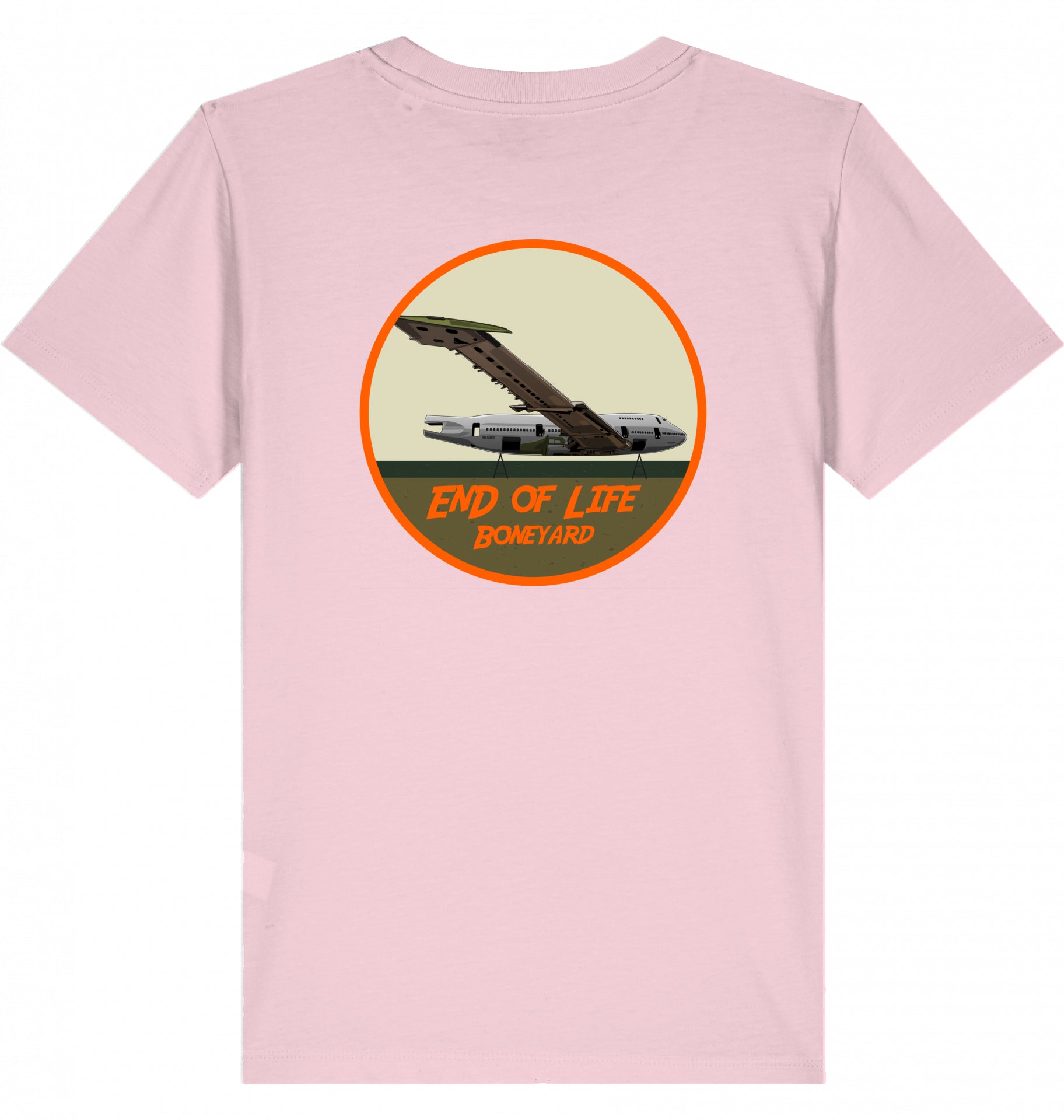 Kids Aviation T-Shirt "Boeing 747 End of Life Boneyard" 2.0