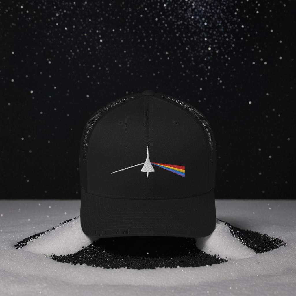 Trucker Cap "Dark Side of Supersonic" Round Cap Visor